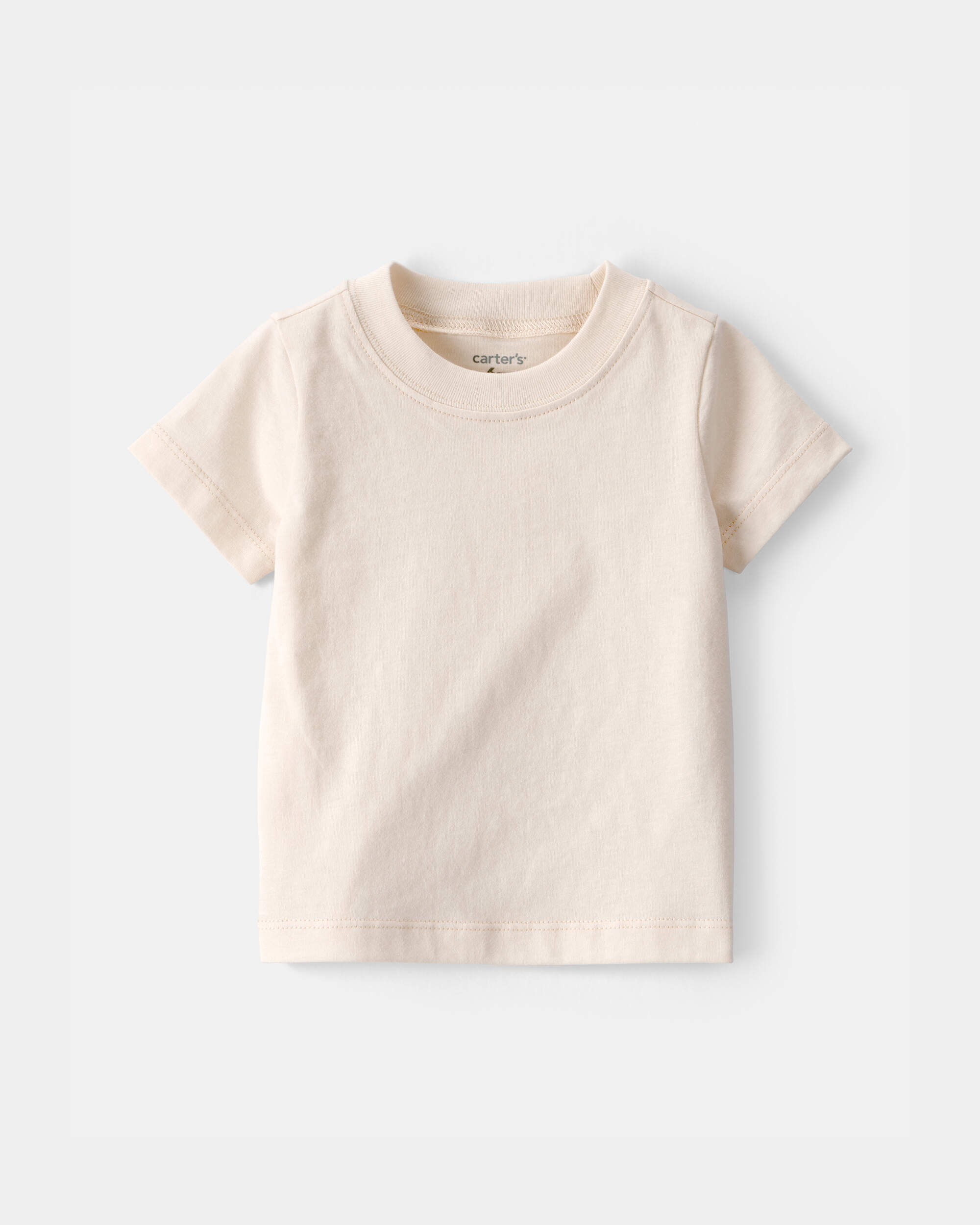 Baby 2-Piece Stripe Overall Set - Khaki