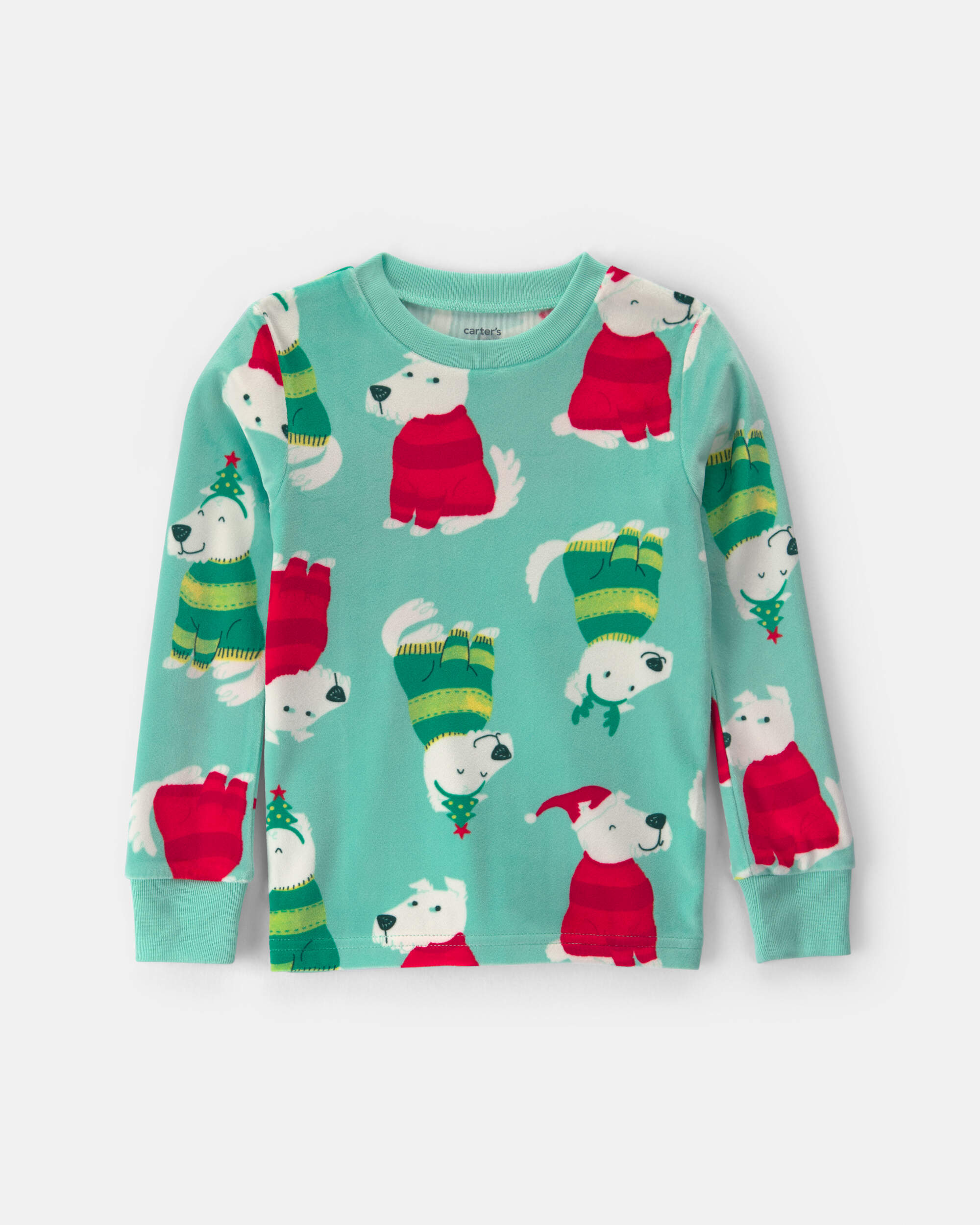 Toddler 2-Piece Christmas DreamPlush Snug Fit Pyjama Set - Green