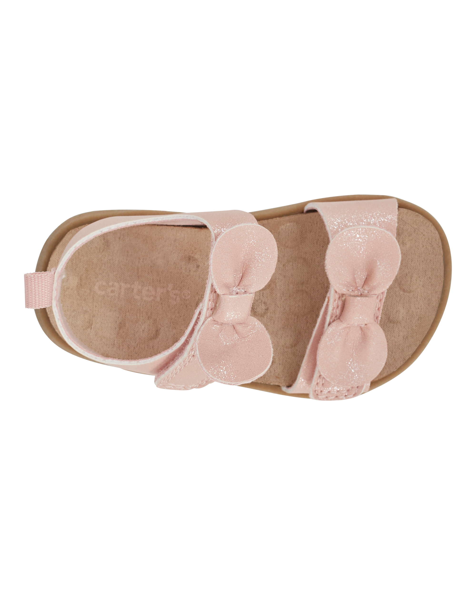 Baby Every Step® First Walker Bow Faux Cork Sandals - Pink
