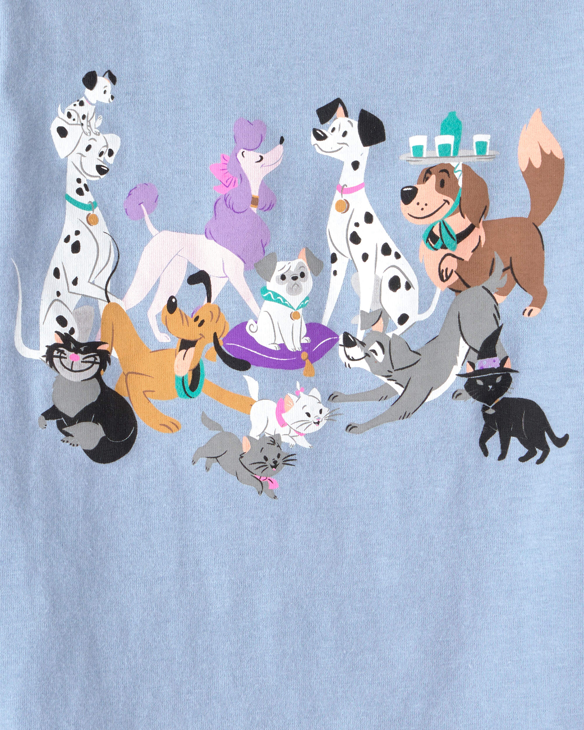 Toddler Girl Disney© Dogs Graphic Tee - Blue