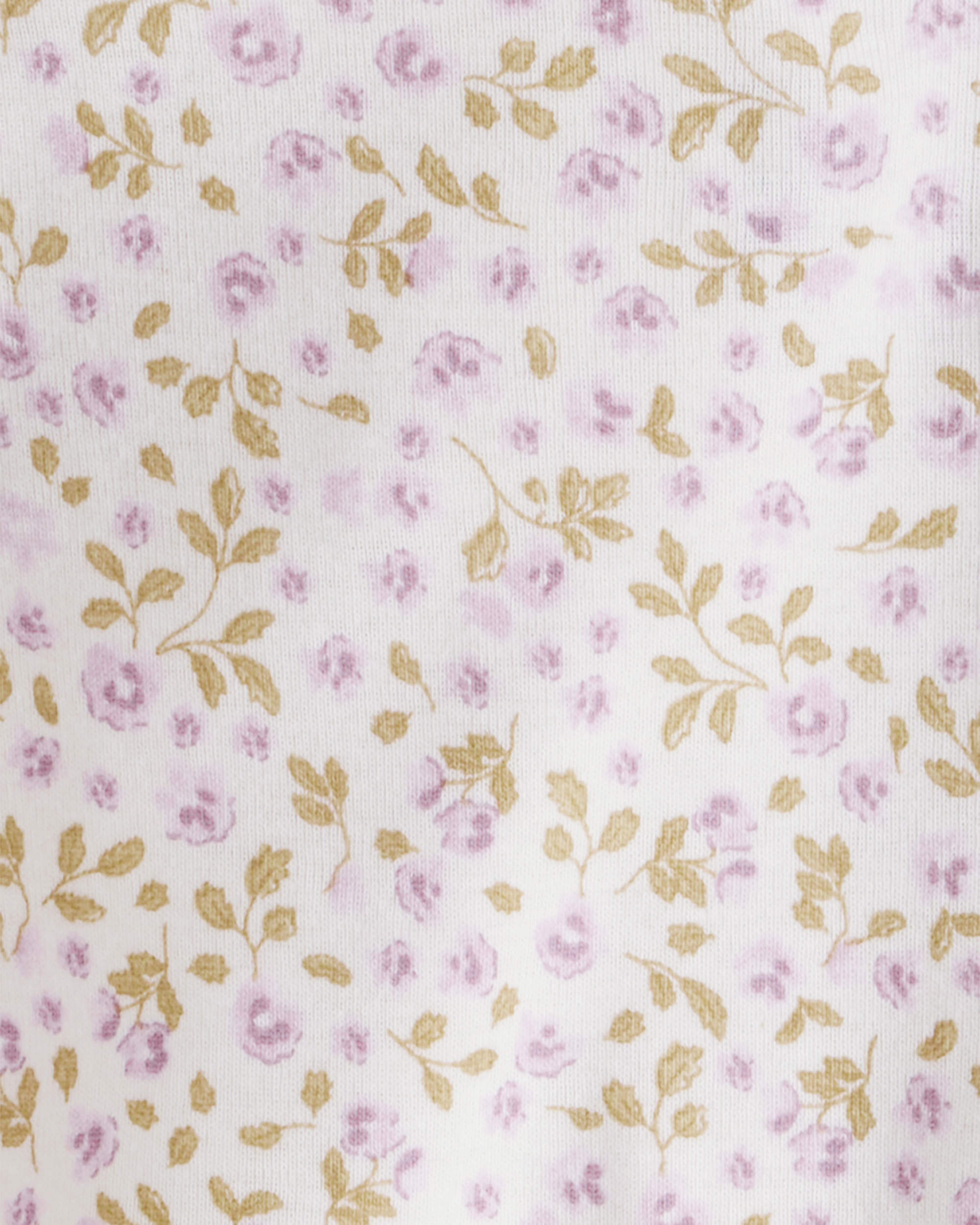 Baby Girl Organic Cotton Pyjamas Enchanted Vine Print