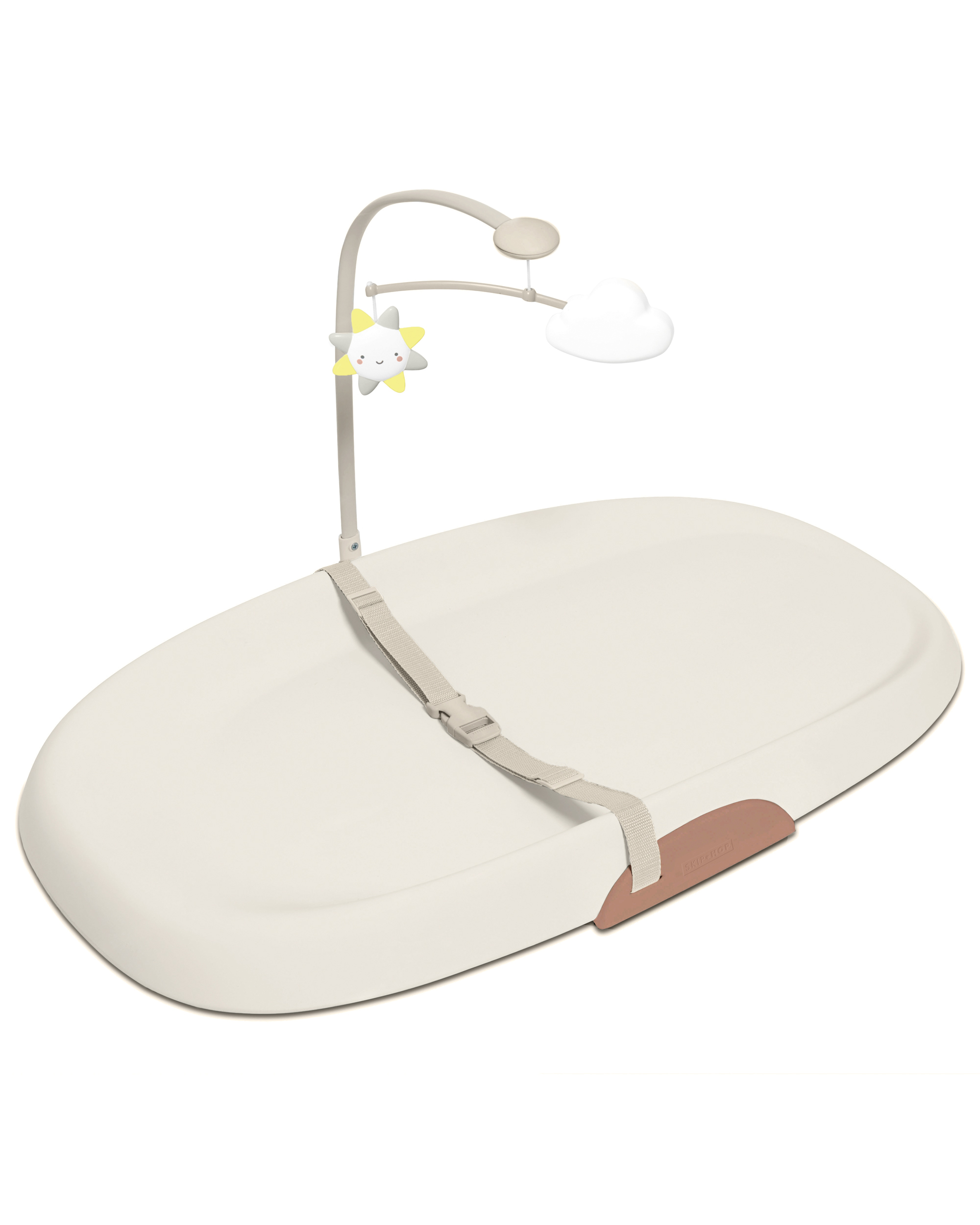 Nursery Style Wipe-Clean Changing Pad - 16 in - Oat