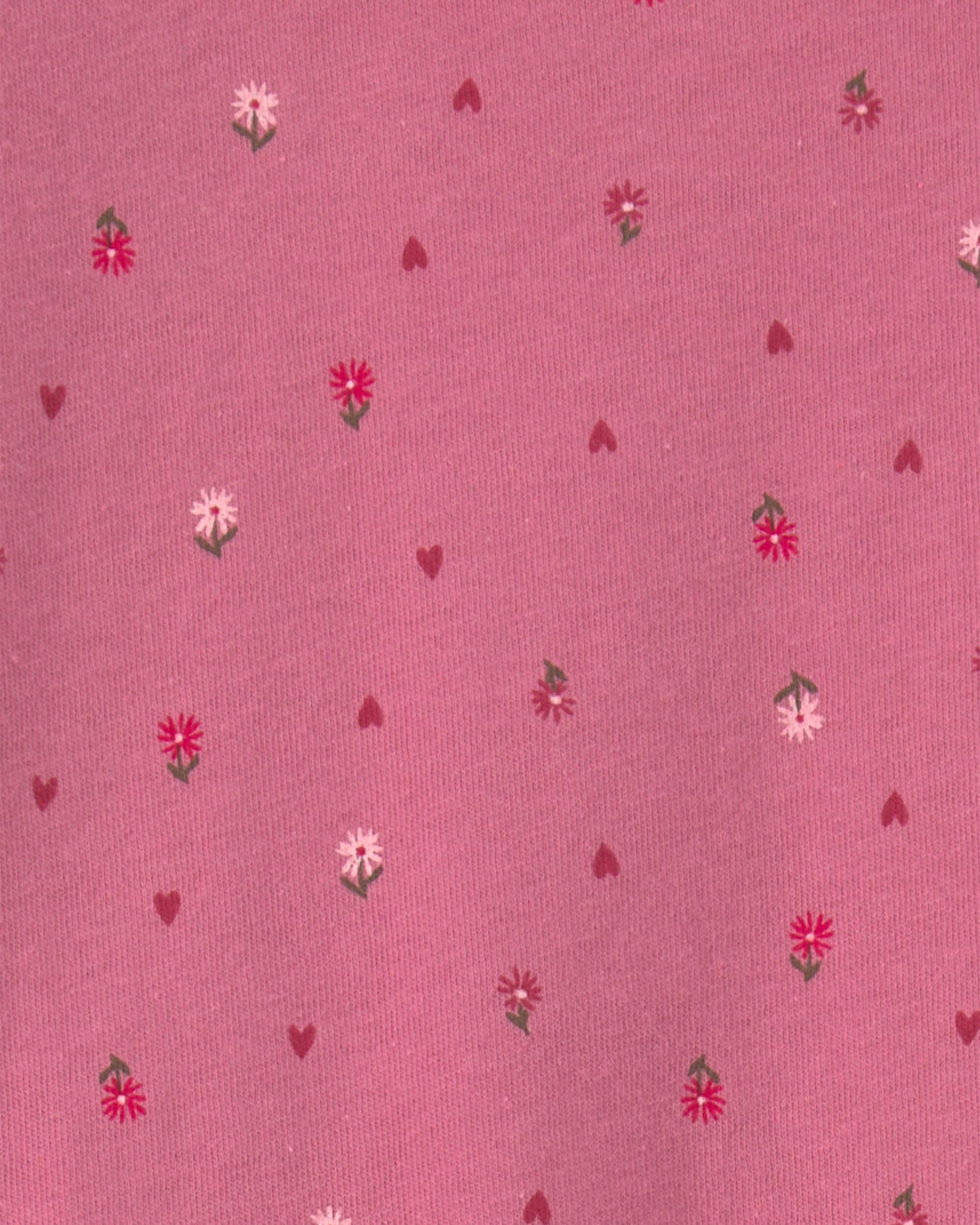 Toddler Girl Heart Long-Sleeve Top - Pink