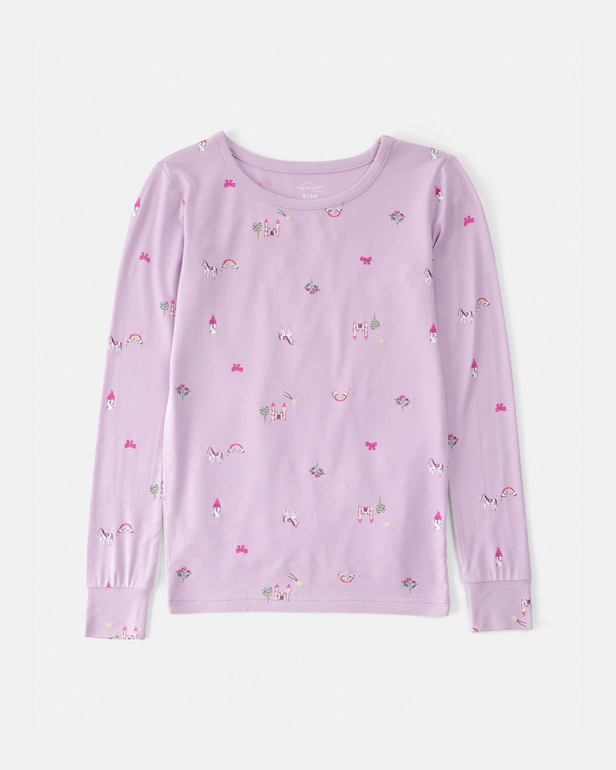 Girls Fairytale PurelySoft 2-Piece Pajama Set - Purple