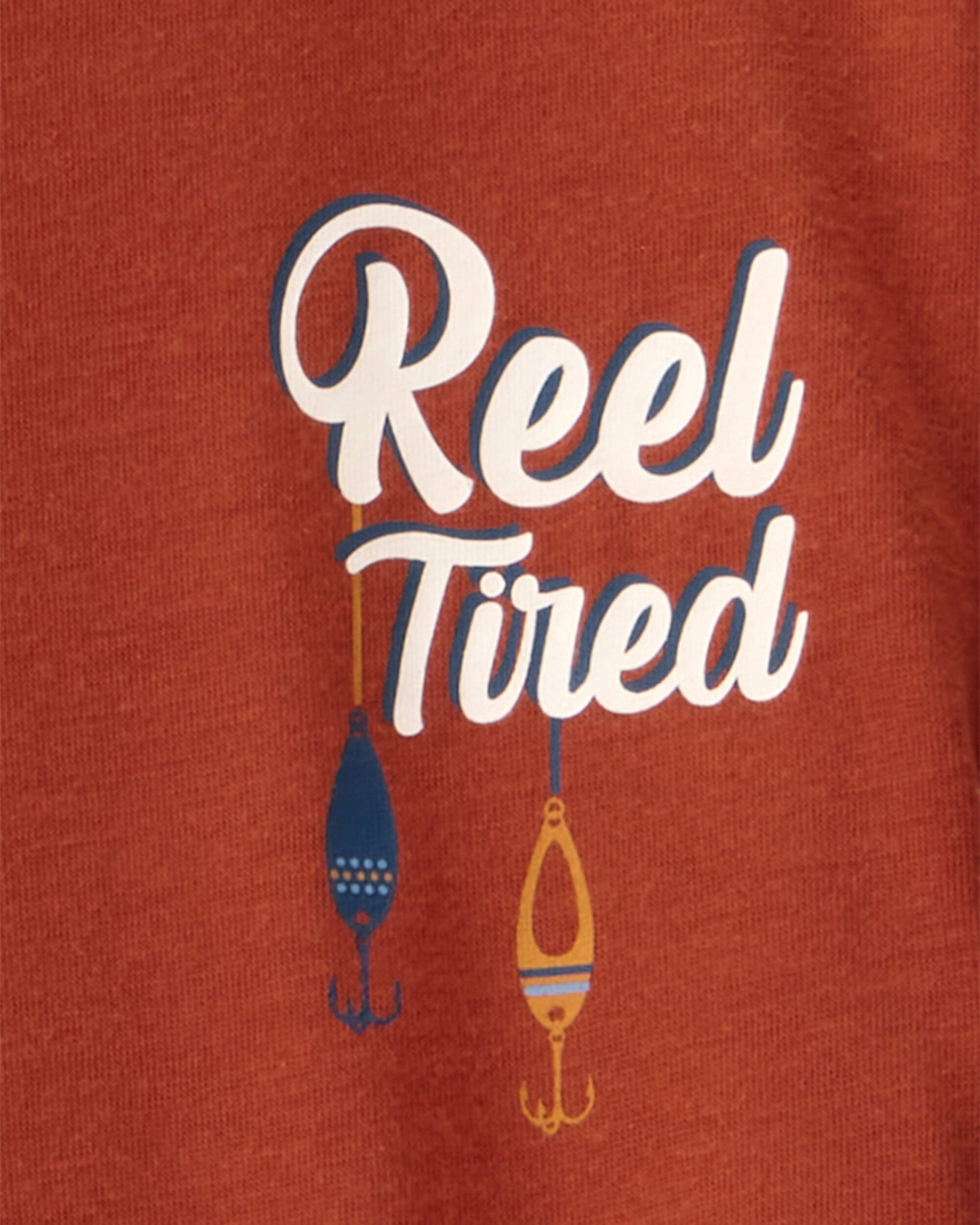 Boys 2-Piece Bear Fishing Loose Fit Pajamas