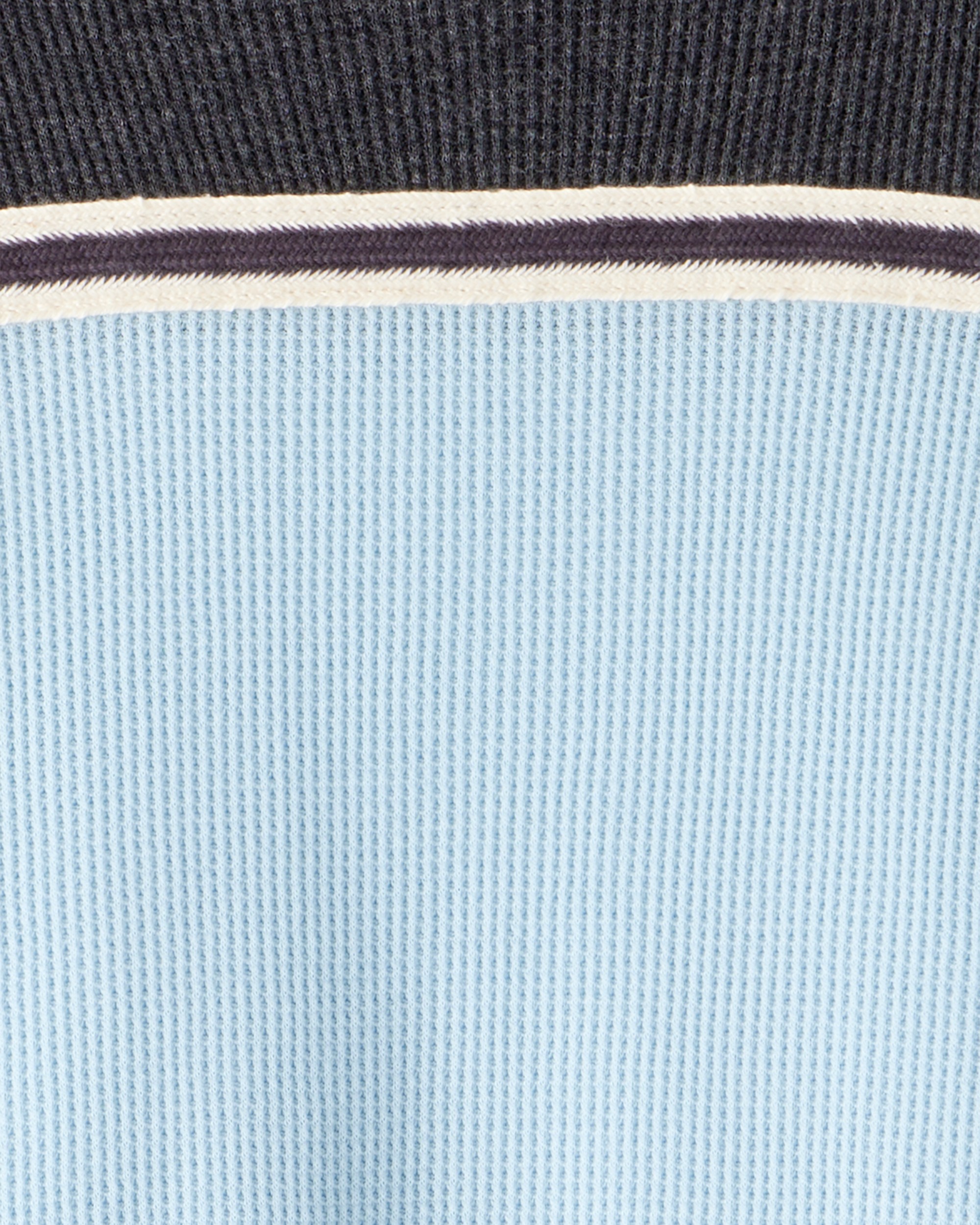 Boys Colourblock Thermal Long-Sleeve Tee - Blue/Grey