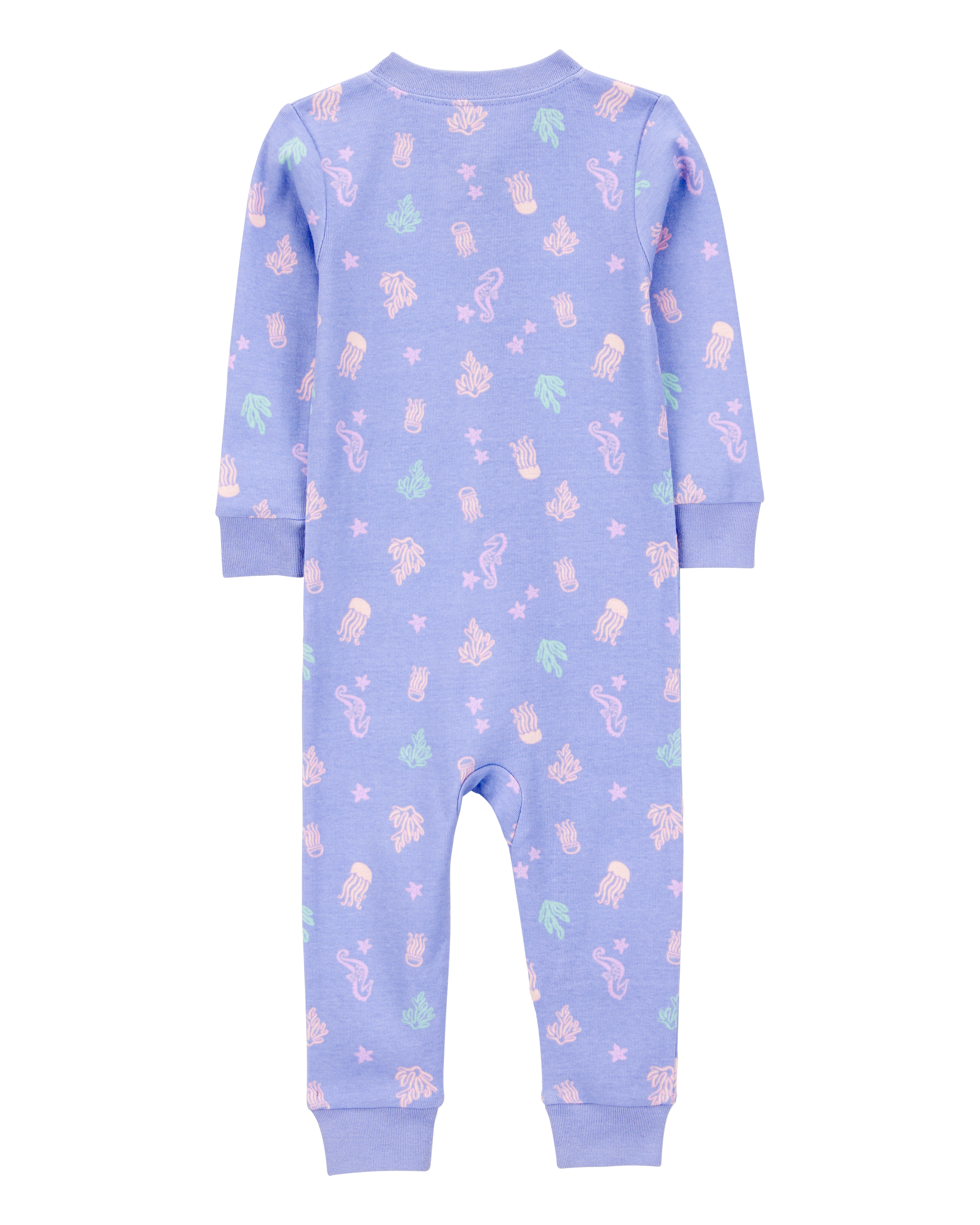 Toddler Girl 1-Piece Jellyfish 100% Snug Fit Cotton Footless Pyjamas