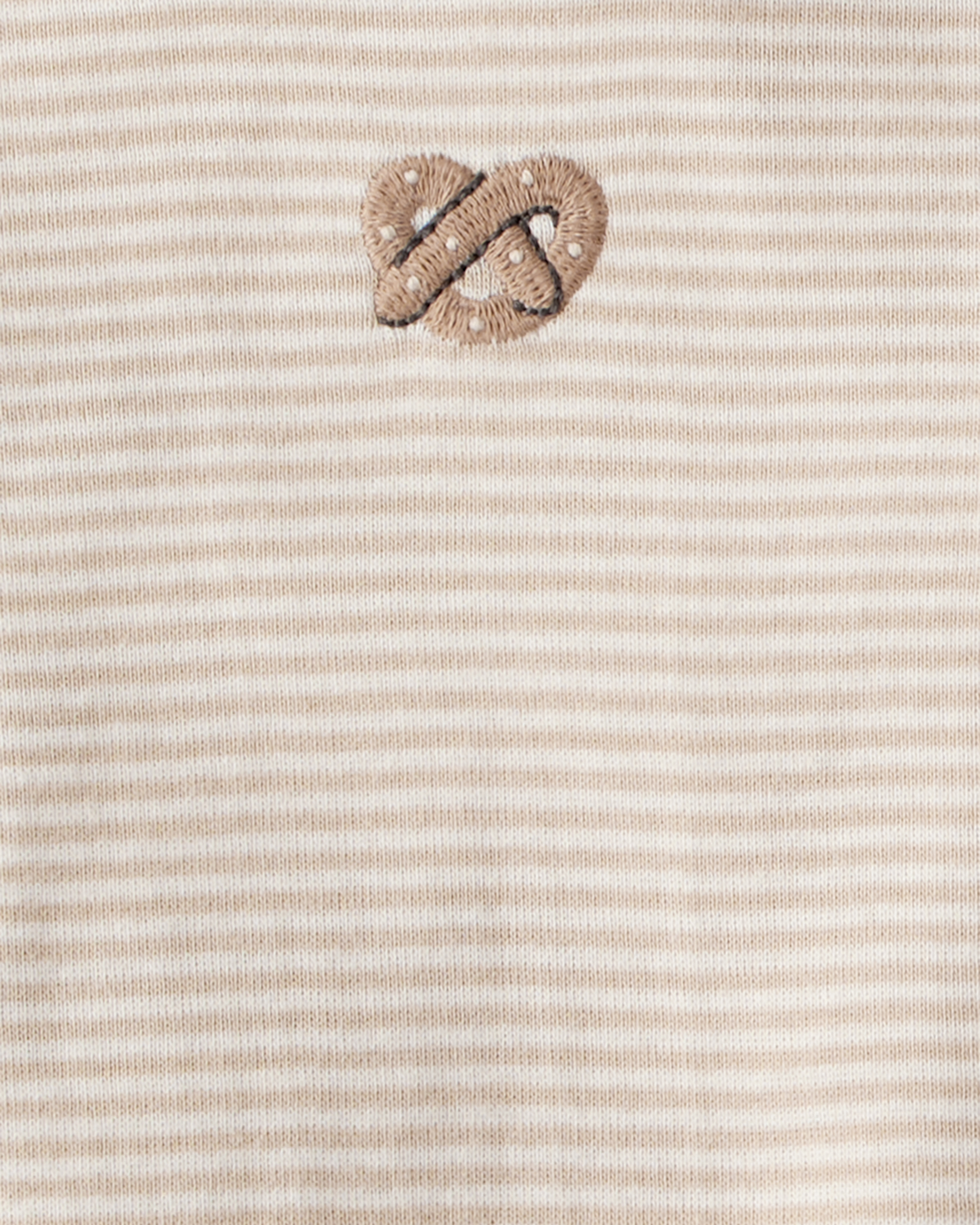 Baby 4-Pack Snack Time Long-Sleeve Multipack Bodysuits - Blue/White/Brown