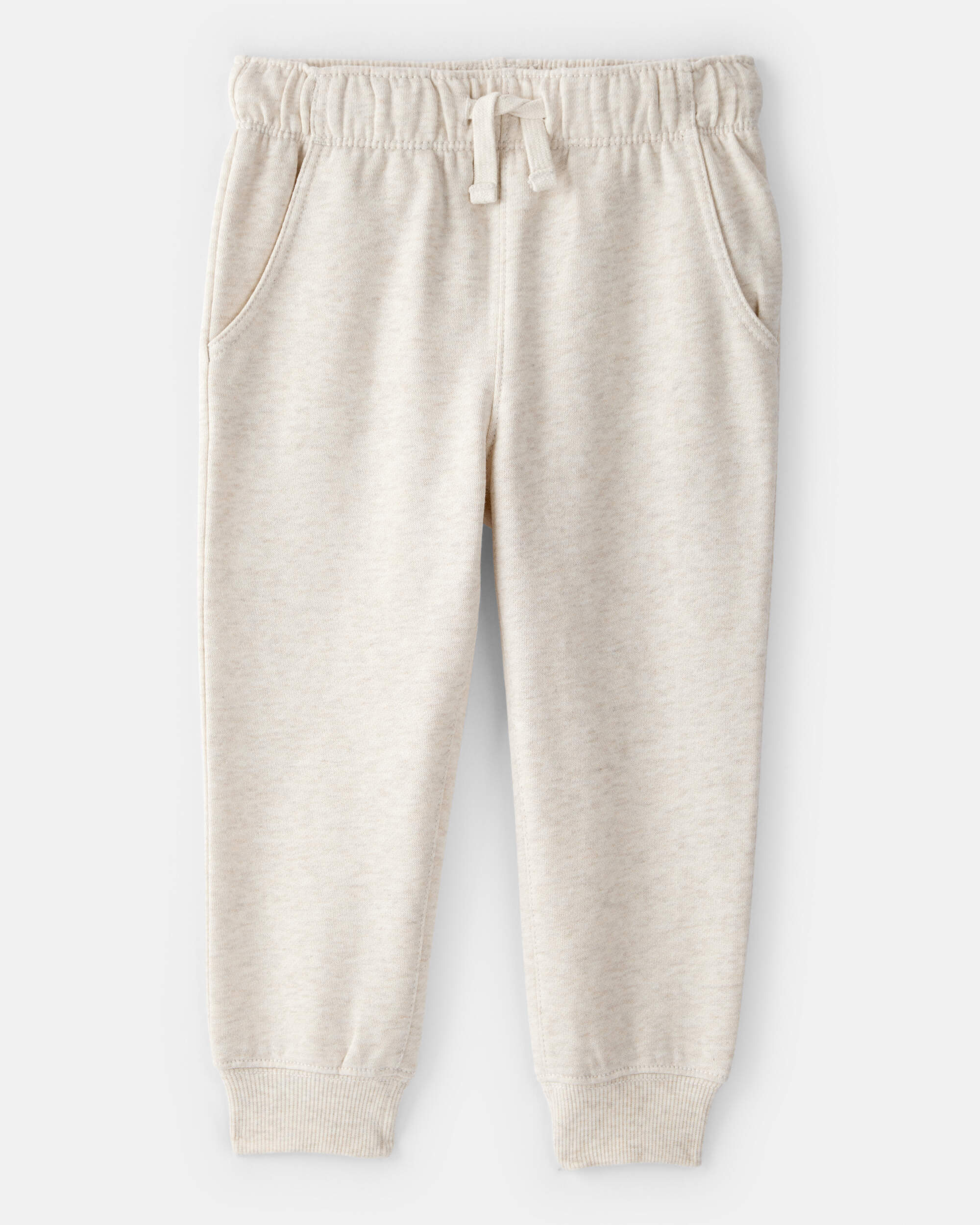 Toddler Boy DayDream Fleece Joggers - Cream