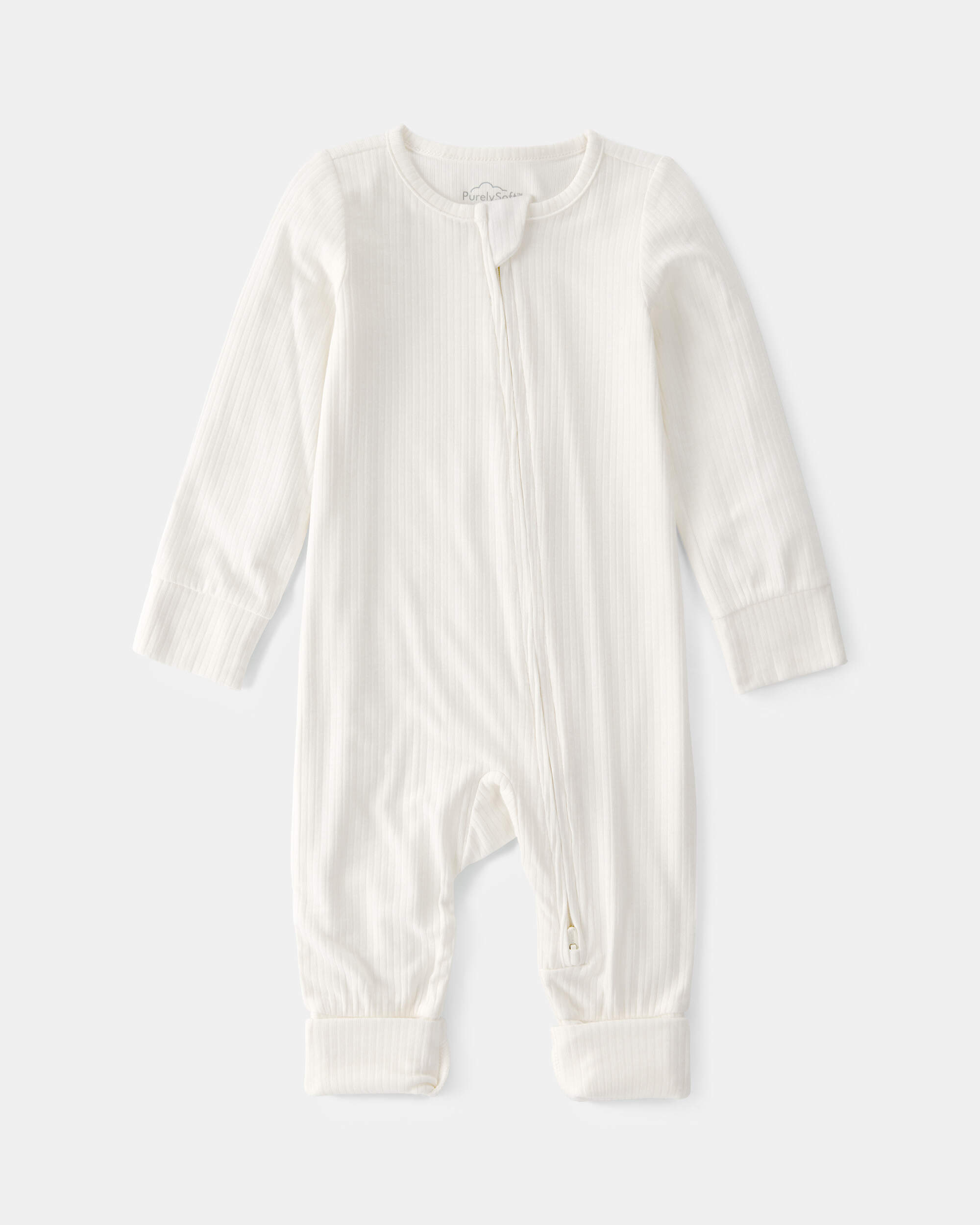 Baby 2-Way Zip PurelySoft Sleeper - Cream