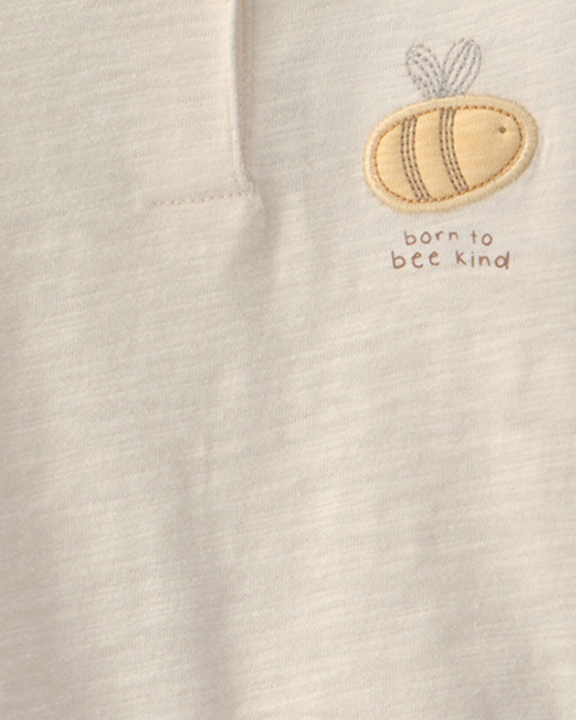 Baby Girl 3-Piece Bee Top & Pant Set - Yellow