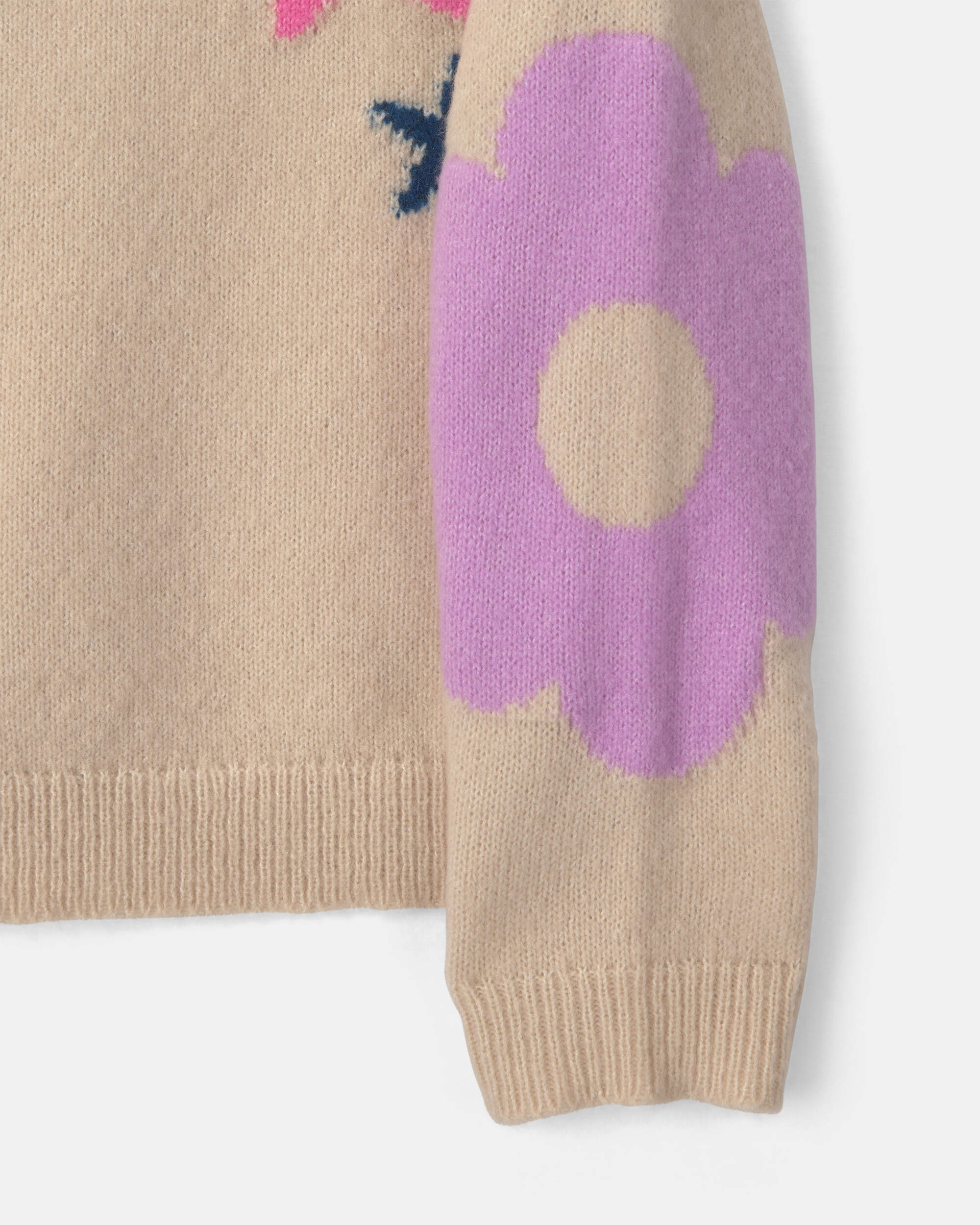 Toddler Girl Flower & Star Sweater