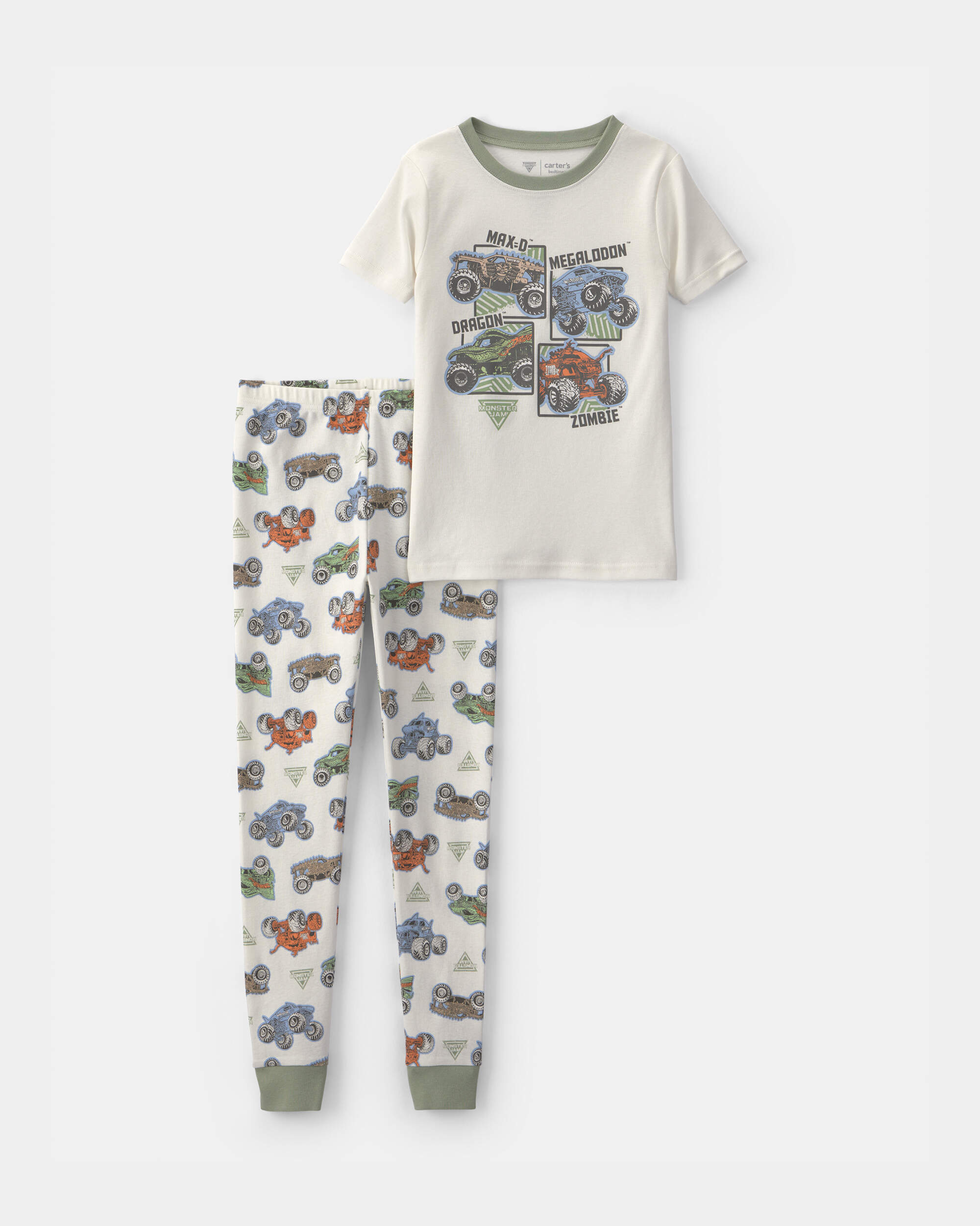 Boys 2-Piece Monster Jam Pyjama Set