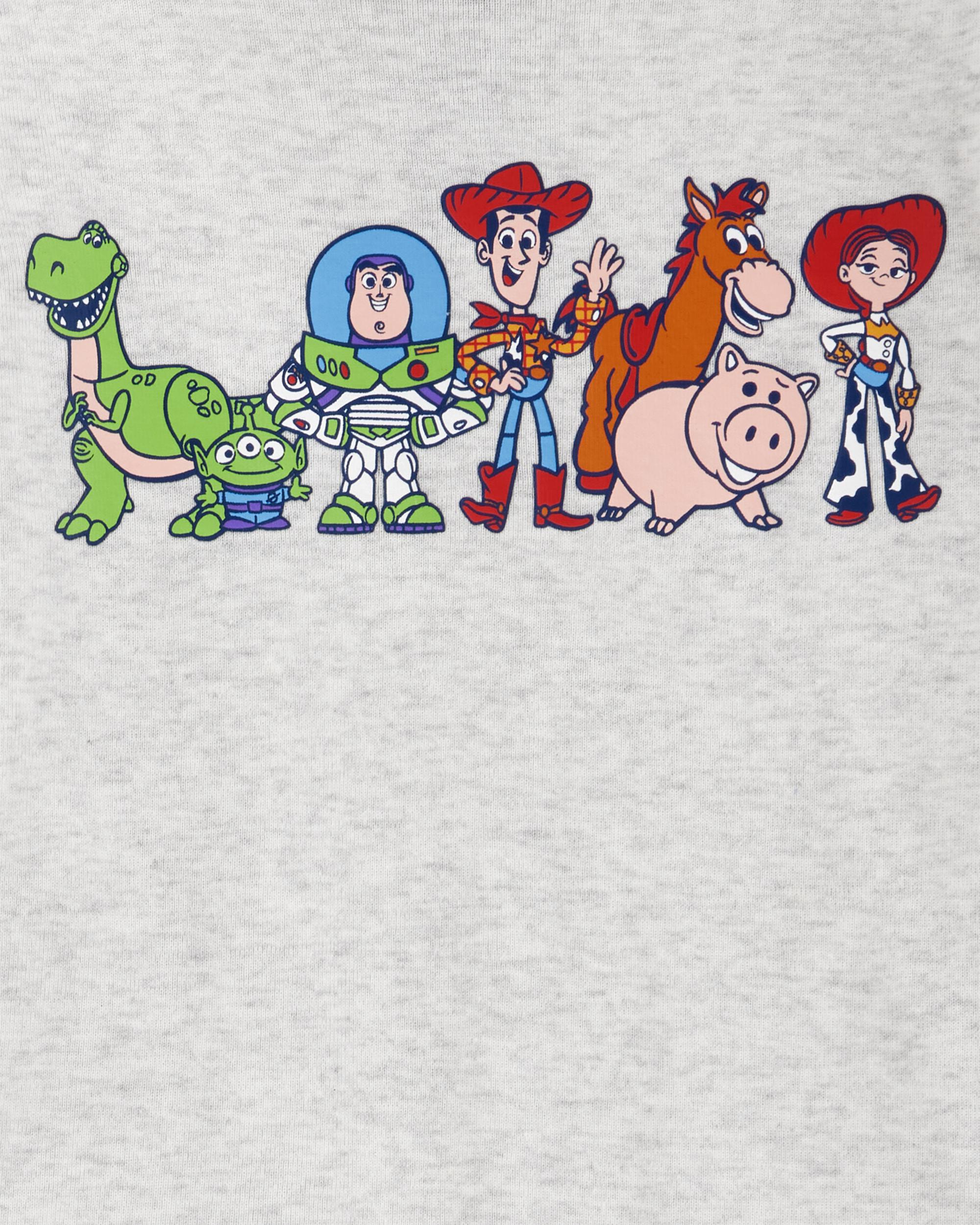 Toddler Boy Toy Story Snug Fit Cotton 2-Piece Pyjamas - Heather