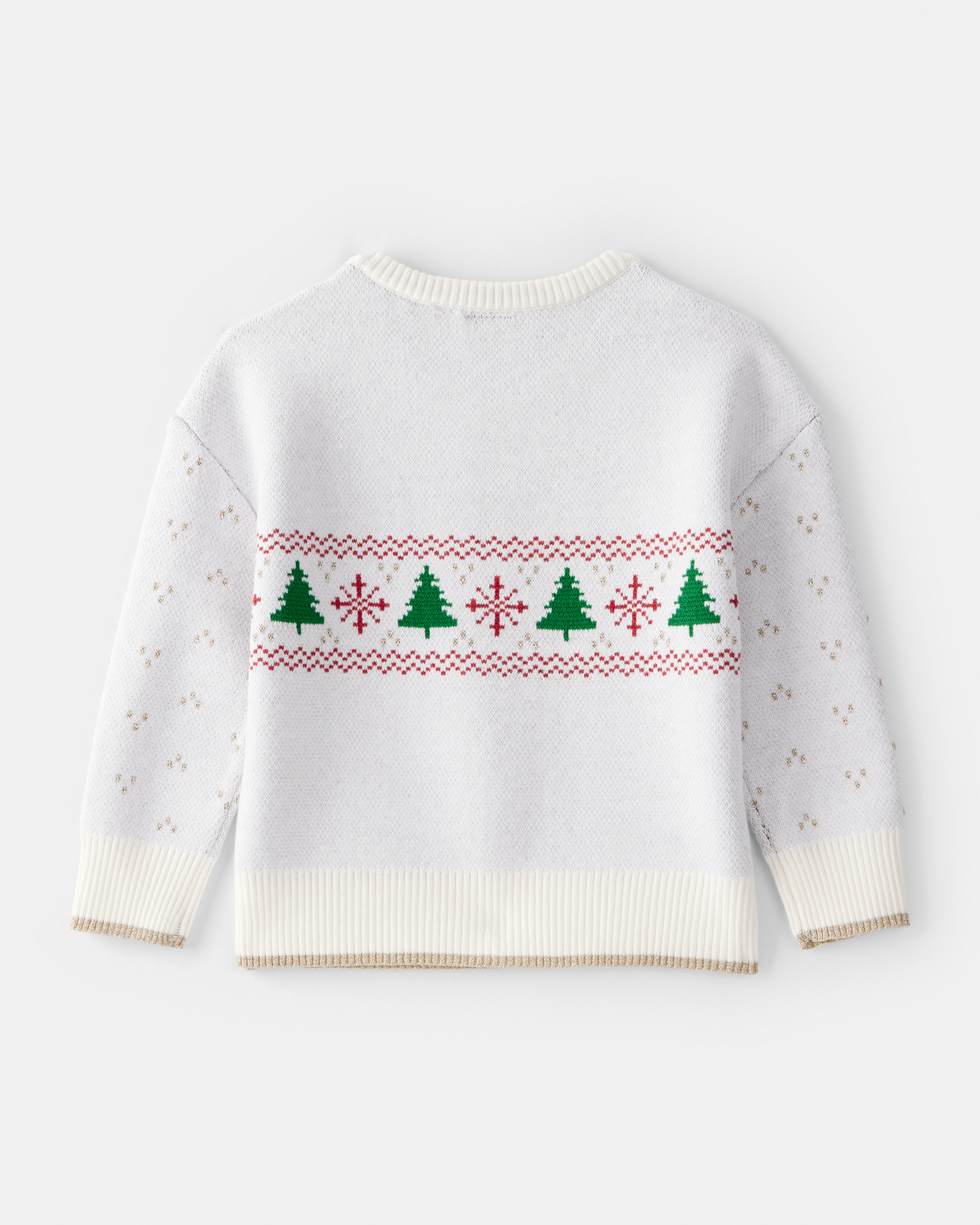 Toddler Girl Christmas Disney© Minnie Mouse Long-Sleeve Sweater - Cream