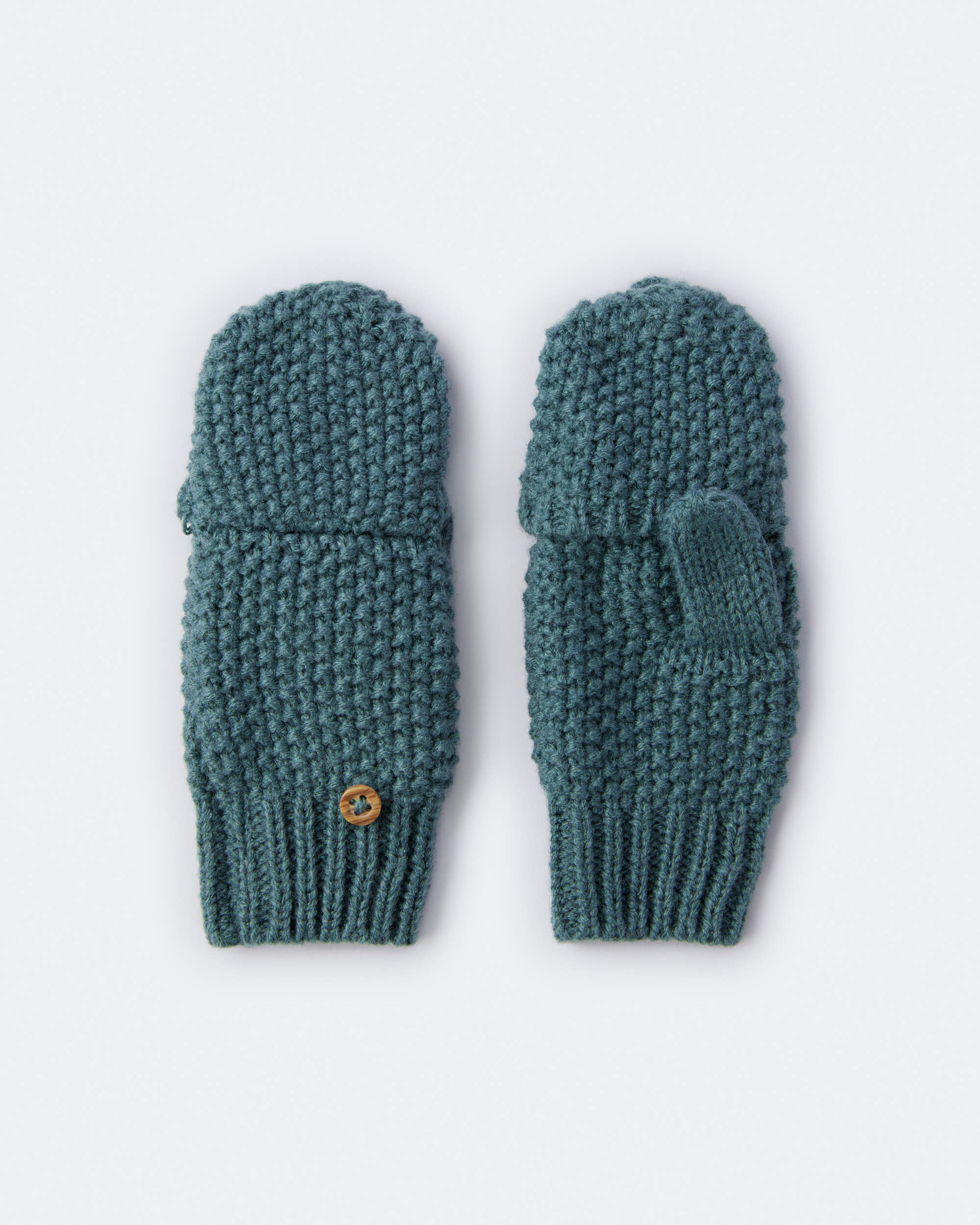 Toddler Foldover Mittens - Green