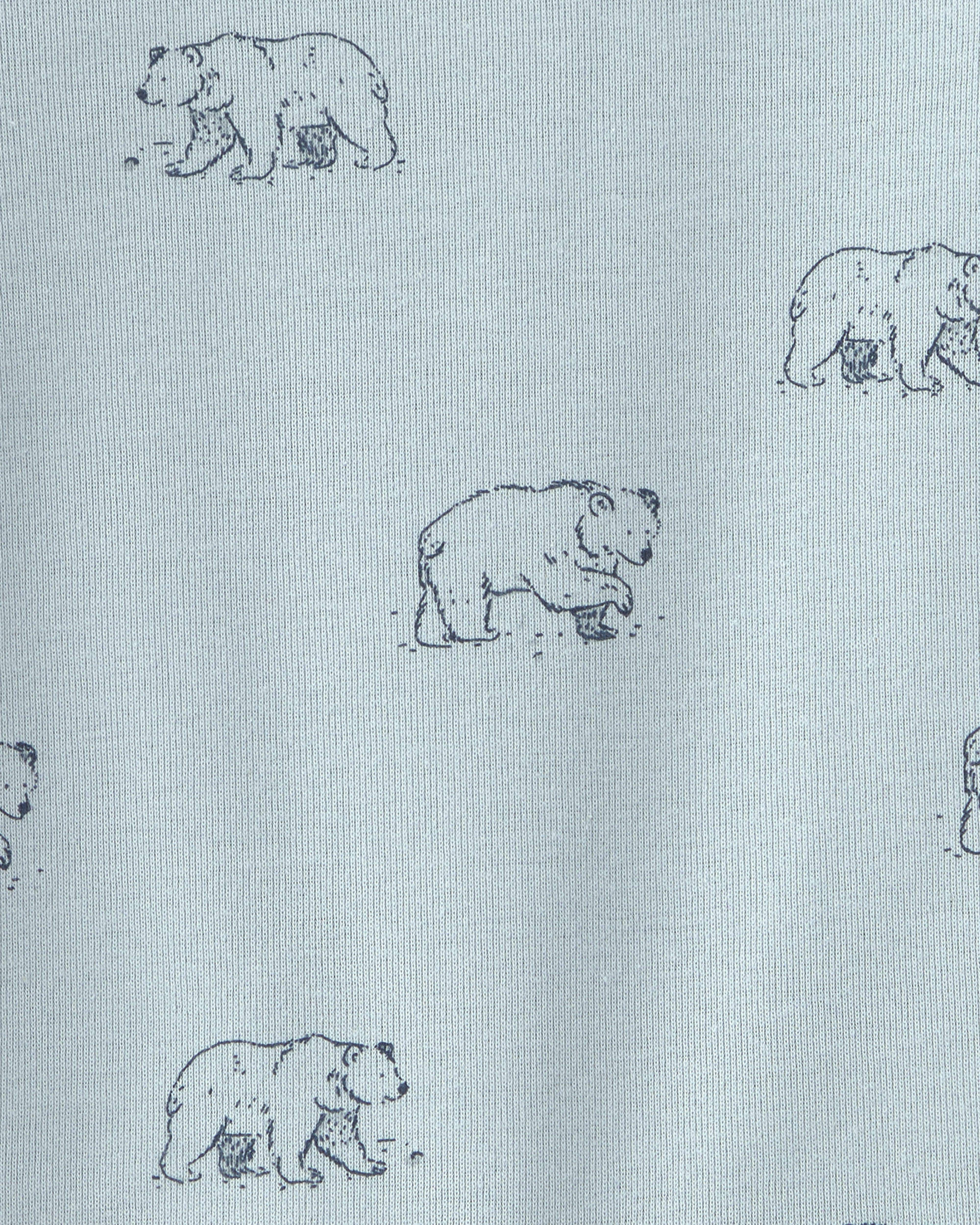 Baby 2-Piece Organic Cotton Pyjamas Winter Bears