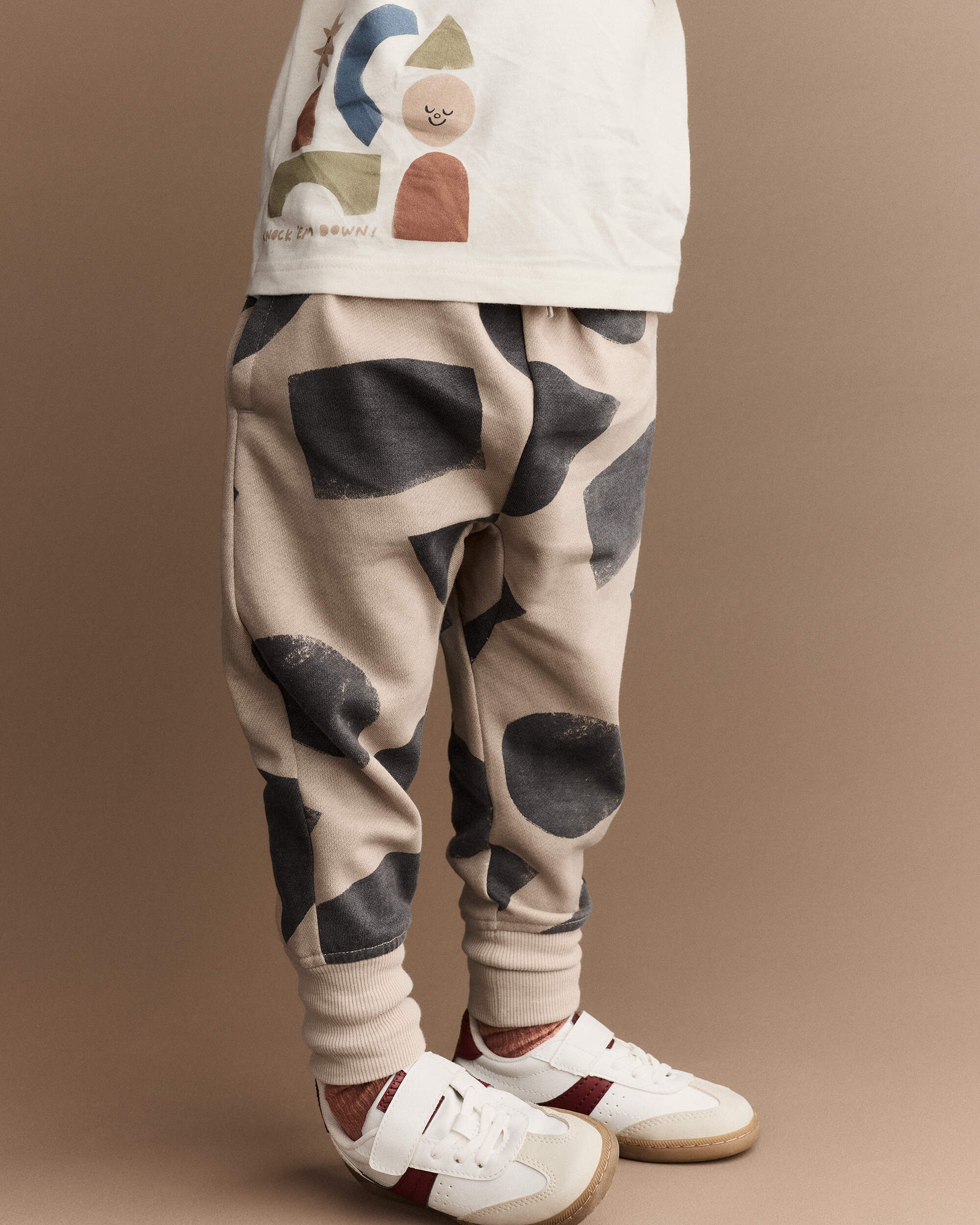Toddler City Park™ Jogger Pant with Shapes - Khaki