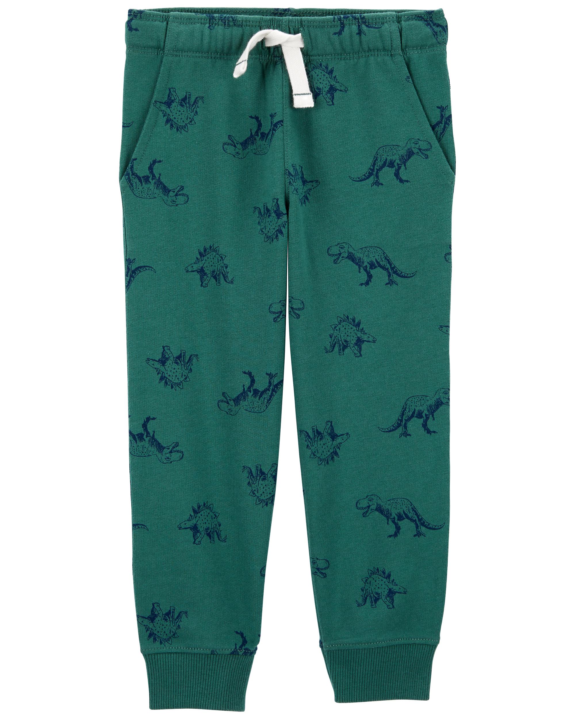 Dino Print French Terry Jogger Pants