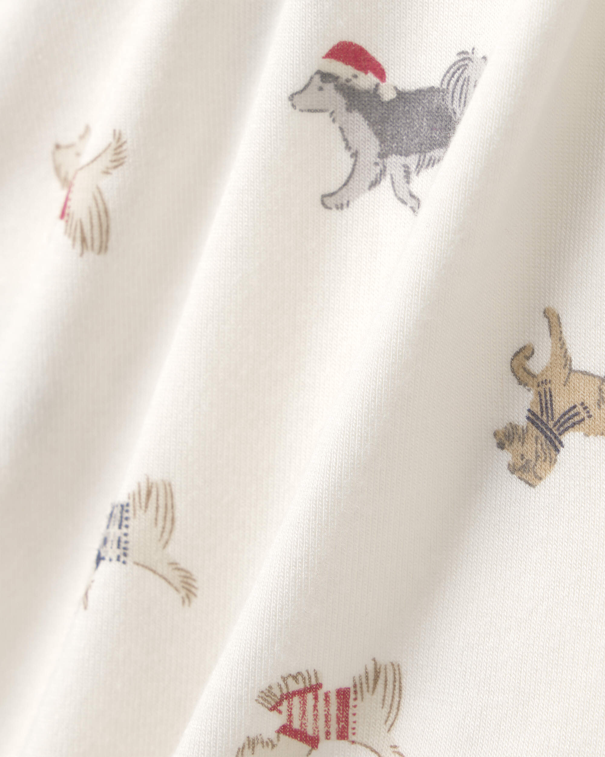 Toddler 2-Piece Dog PurelySoft™ Snug Fit Pyjama Set - Cream