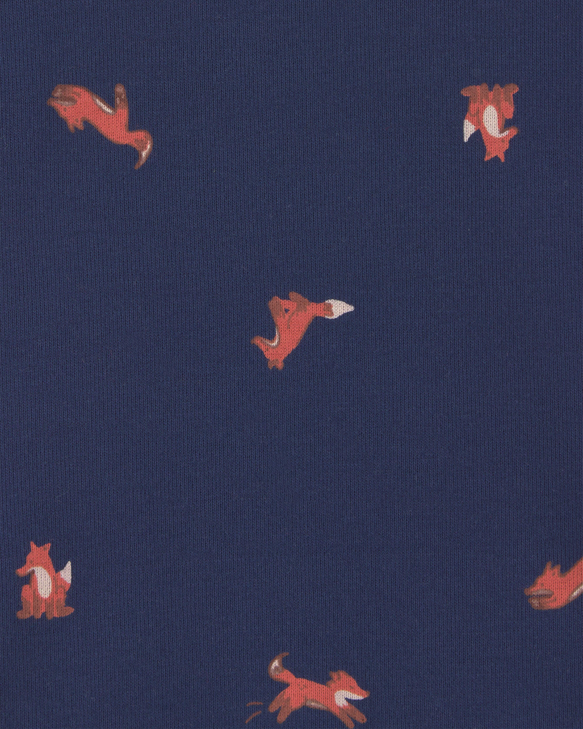 Baby Boy 3-Piece Fox Long-Sleeve Bodysuit & Pant Set - Navy Blue/Grey