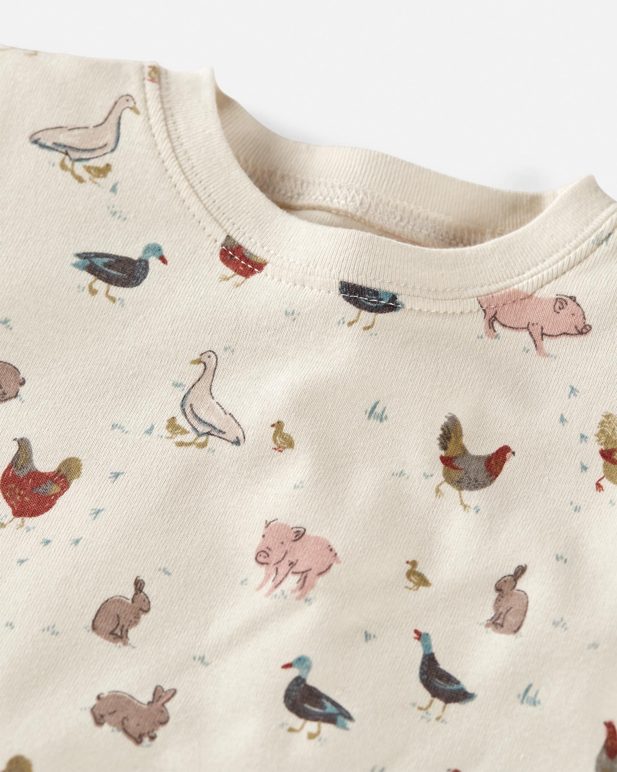Organic Cotton 2 Piece Pyjamas Set