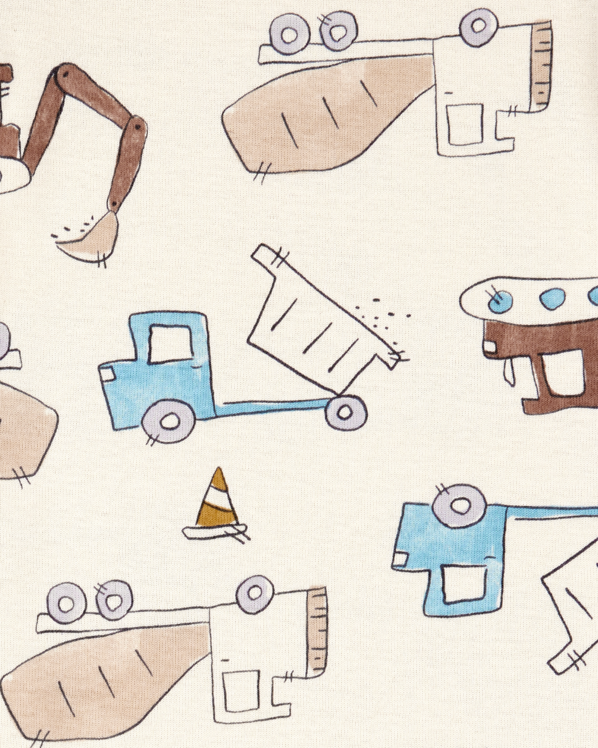 Baby Boy 3-Piece Construction Little Character Set