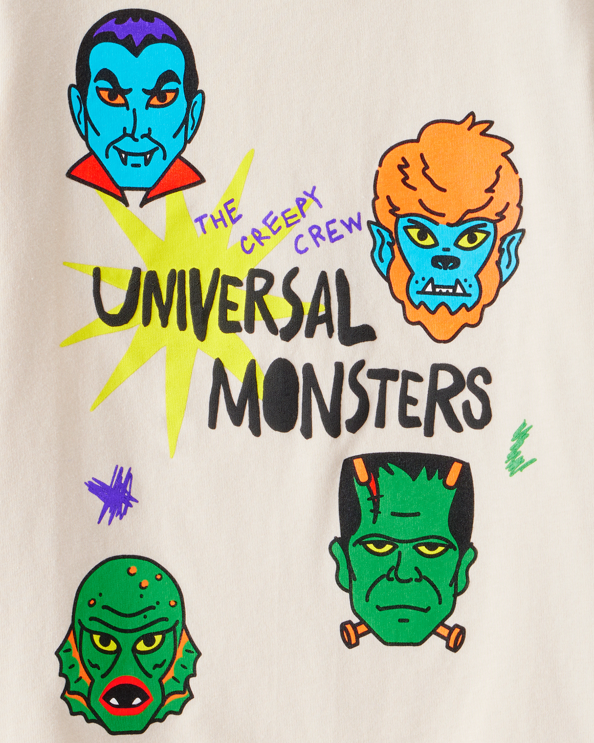 Toddler Boy Universal Monsters Halloween Tee