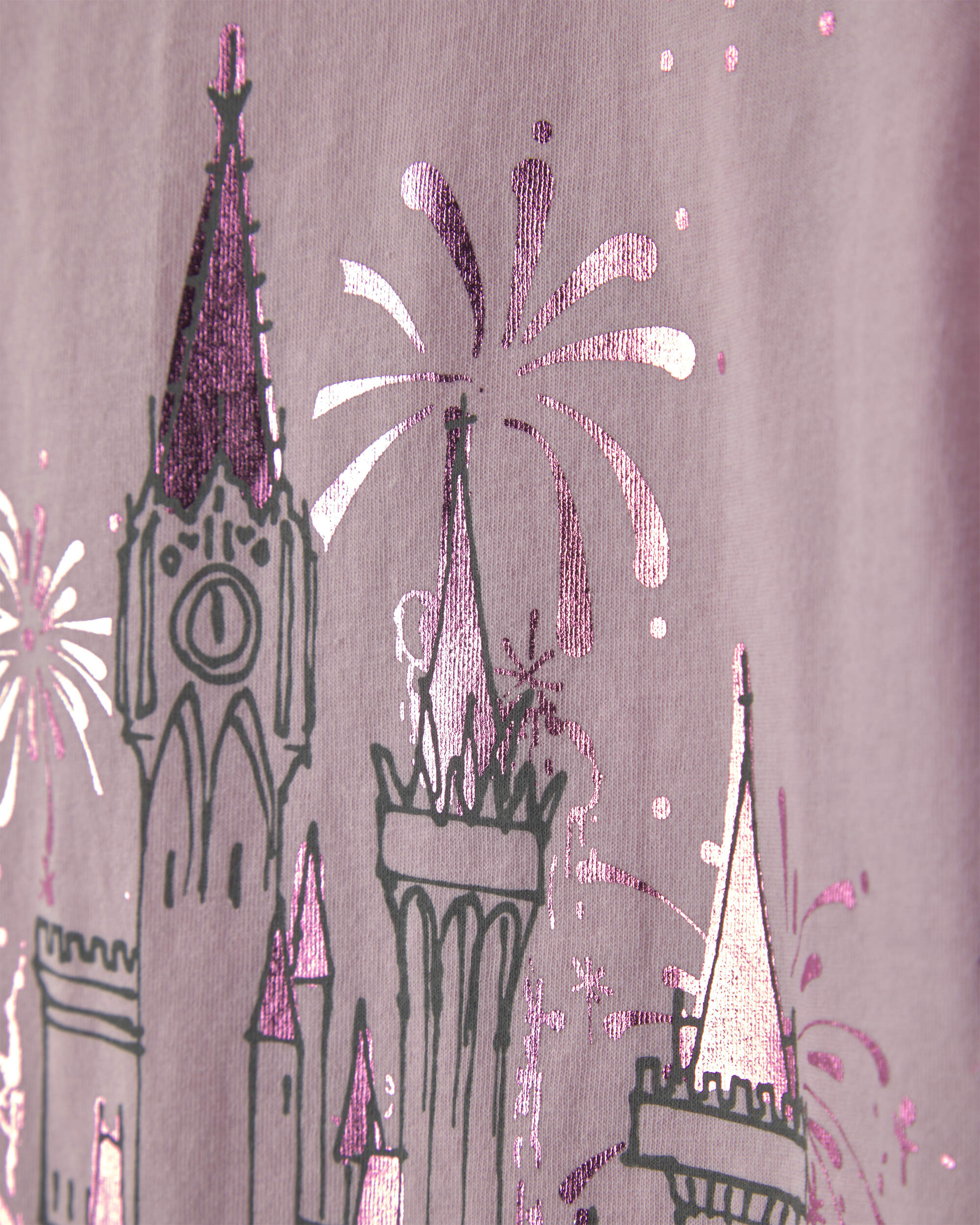 Girls Disney© Castle Graphic Tee - Pink