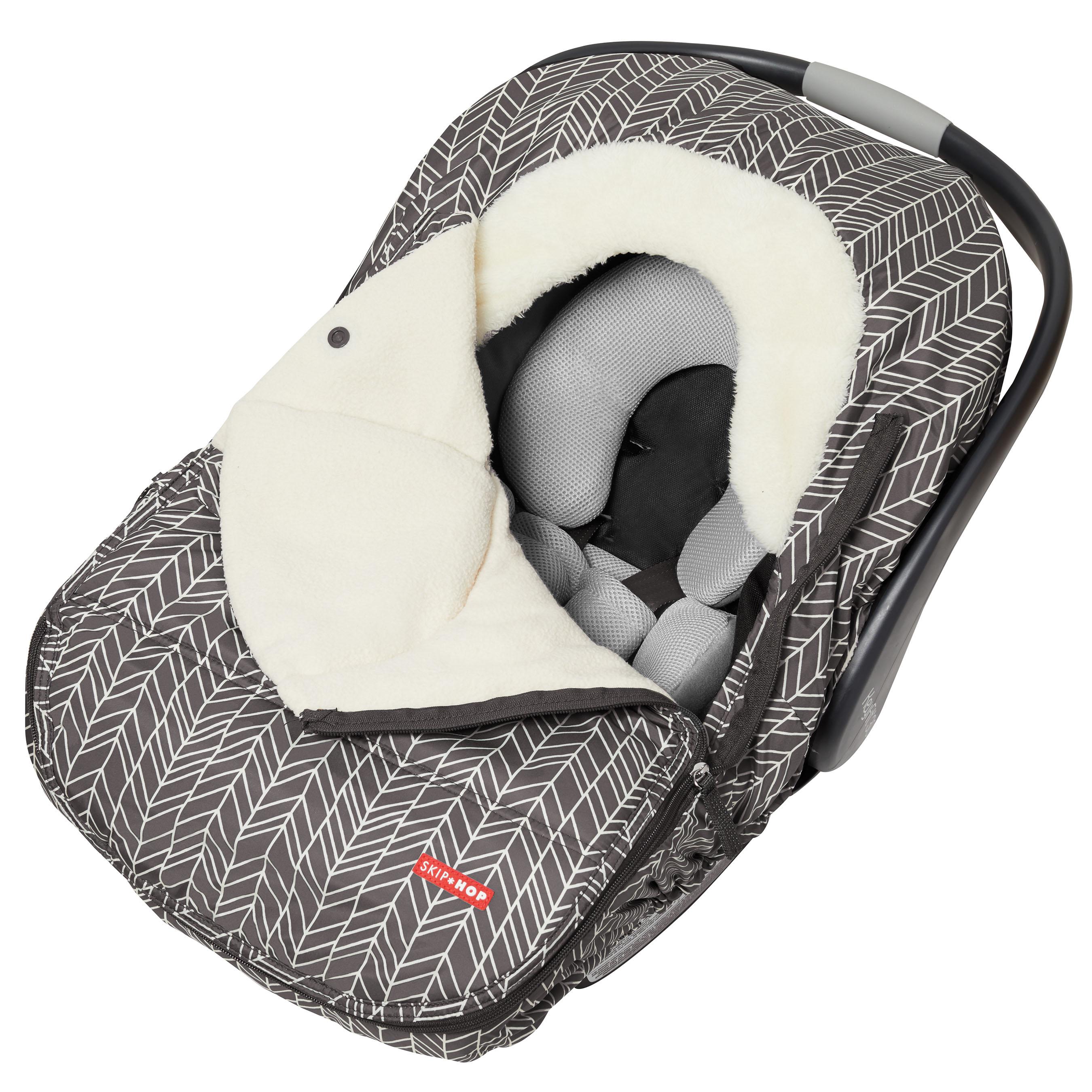 STROLL & GO Car Seat Cover - Grey Feather