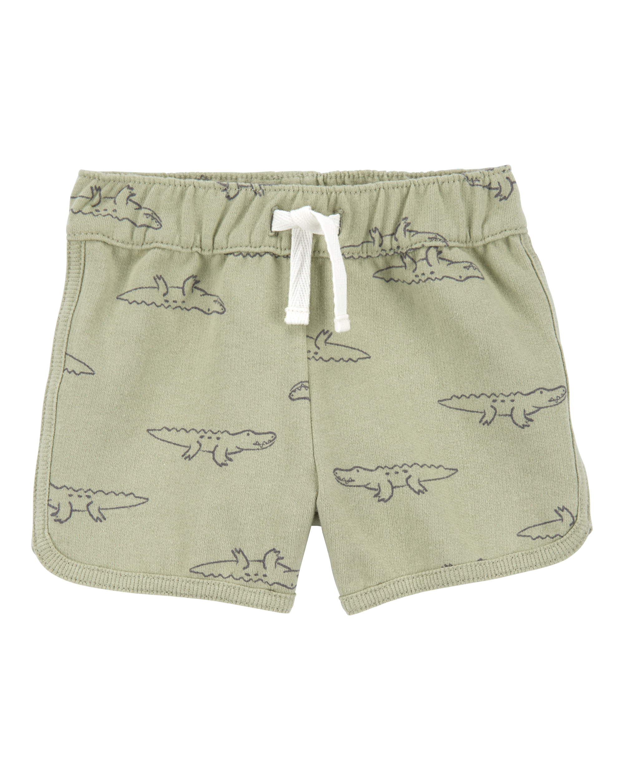 Baby Boy 3-Piece Alligator Outfit Set - Green/Grey