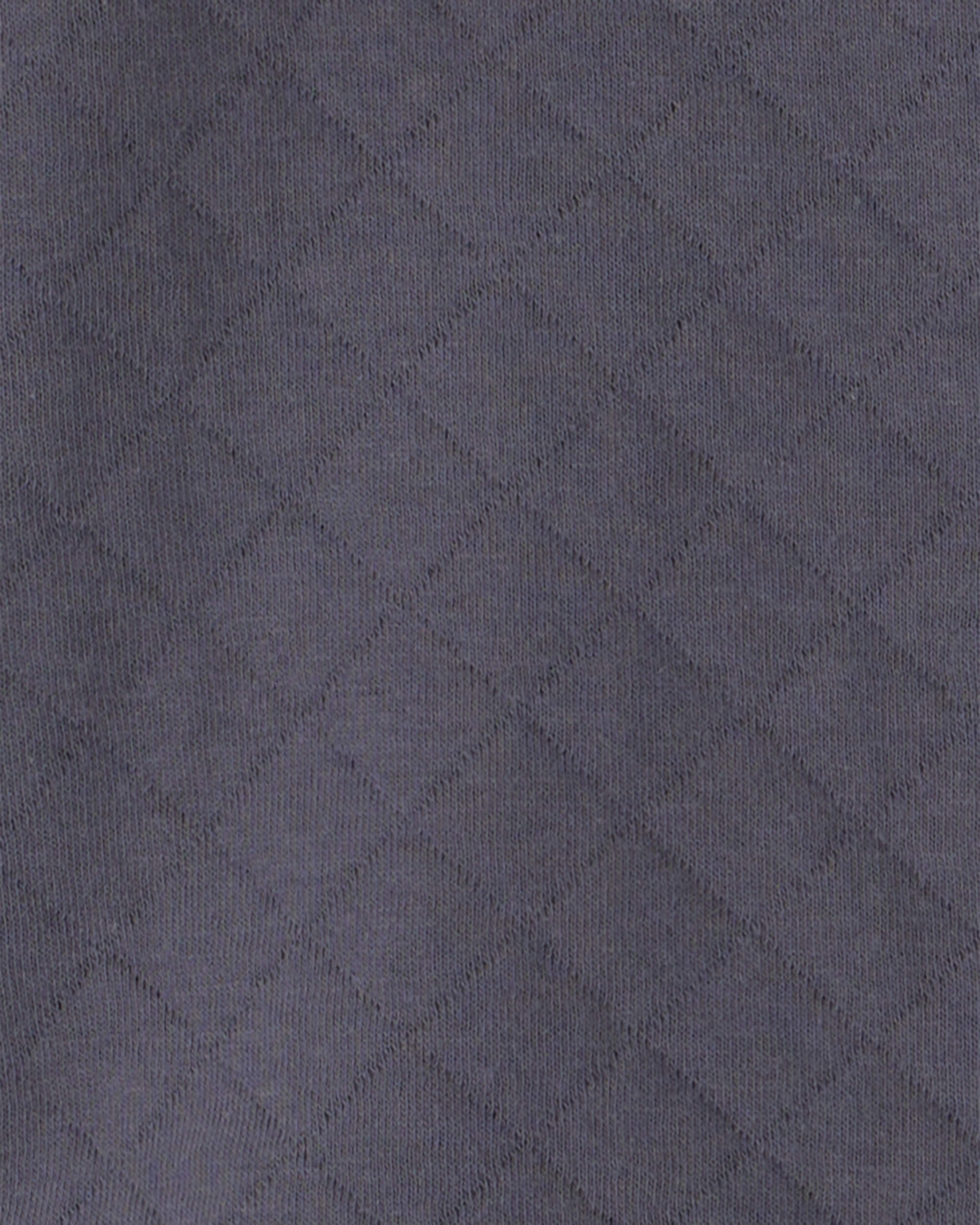 Baby Boy 3-Piece Quilted French Terry Layering Set - Grey