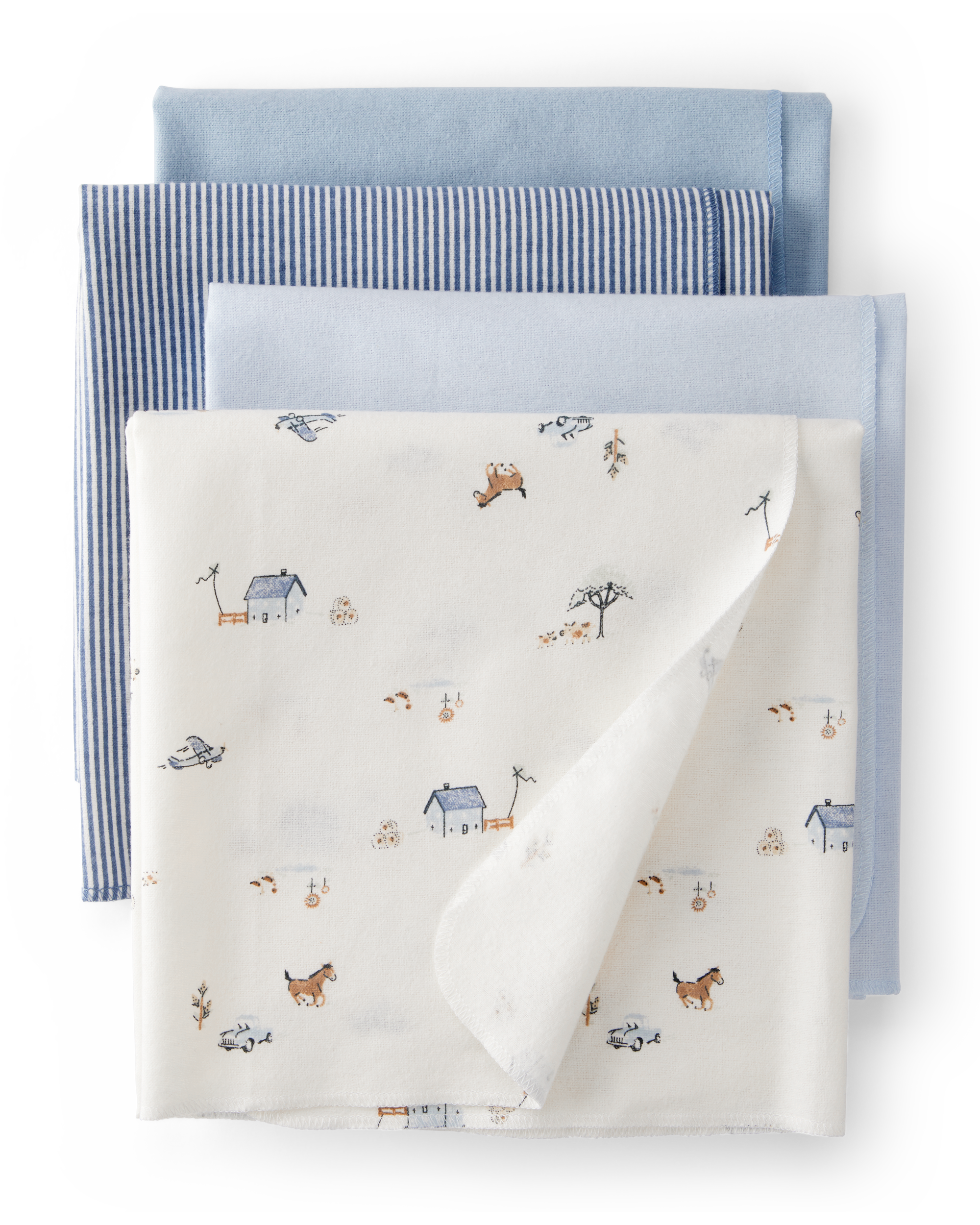 Baby 4-Pack Receiving Blankets