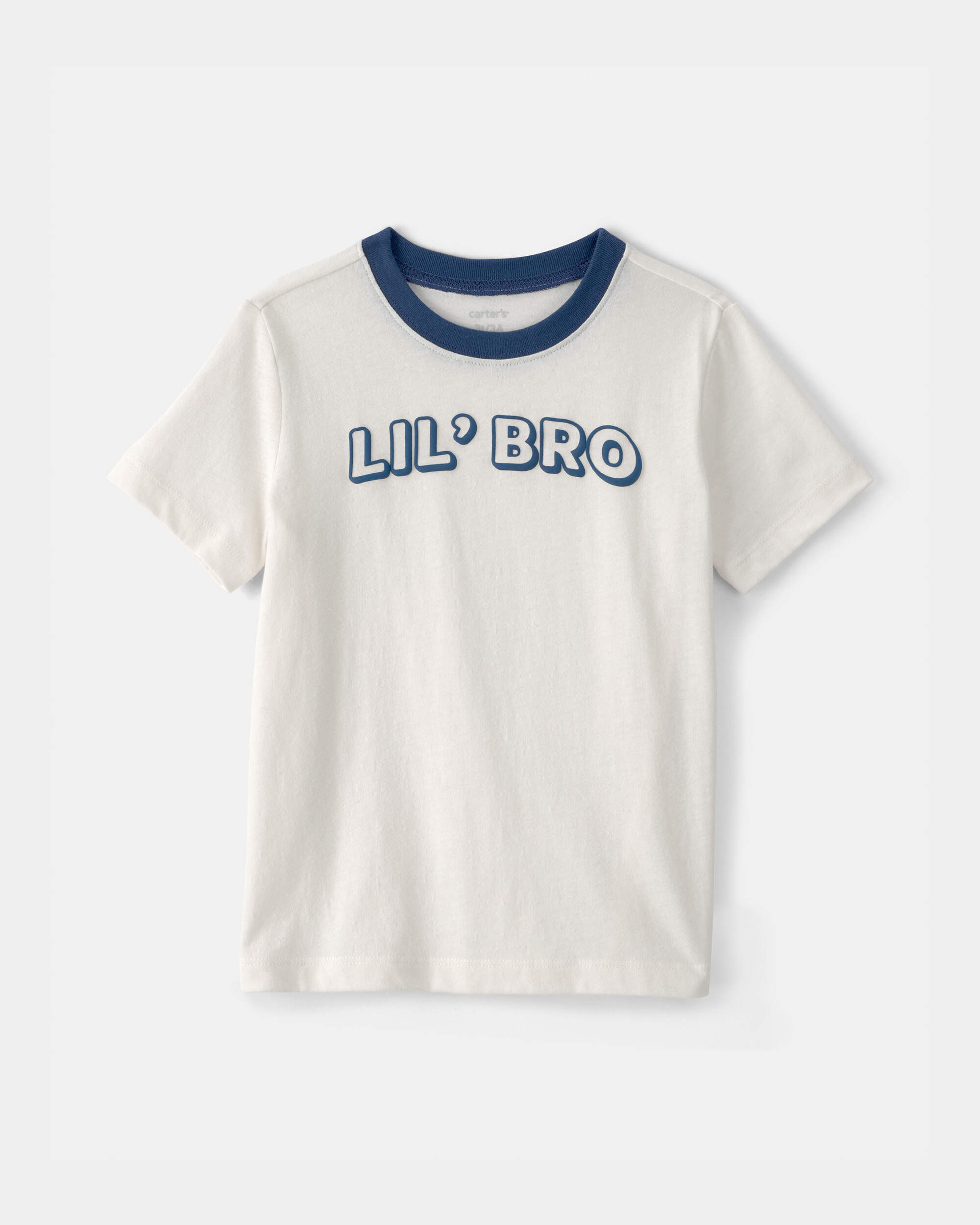 Toddler Boy 'Lil Bro' Graphic Tee - Ivory