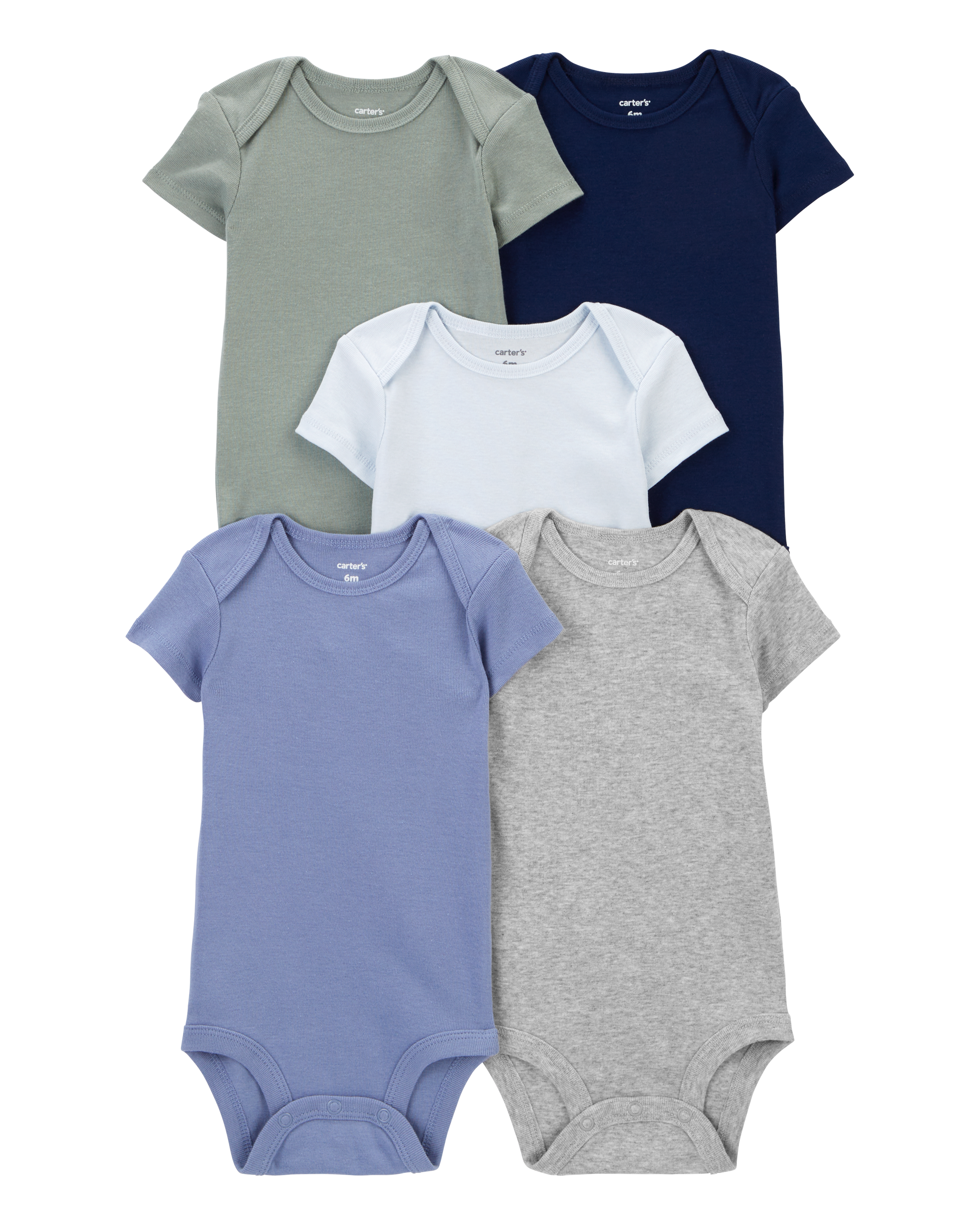 Baby 5-Pack Short-Sleeve Bodysuits