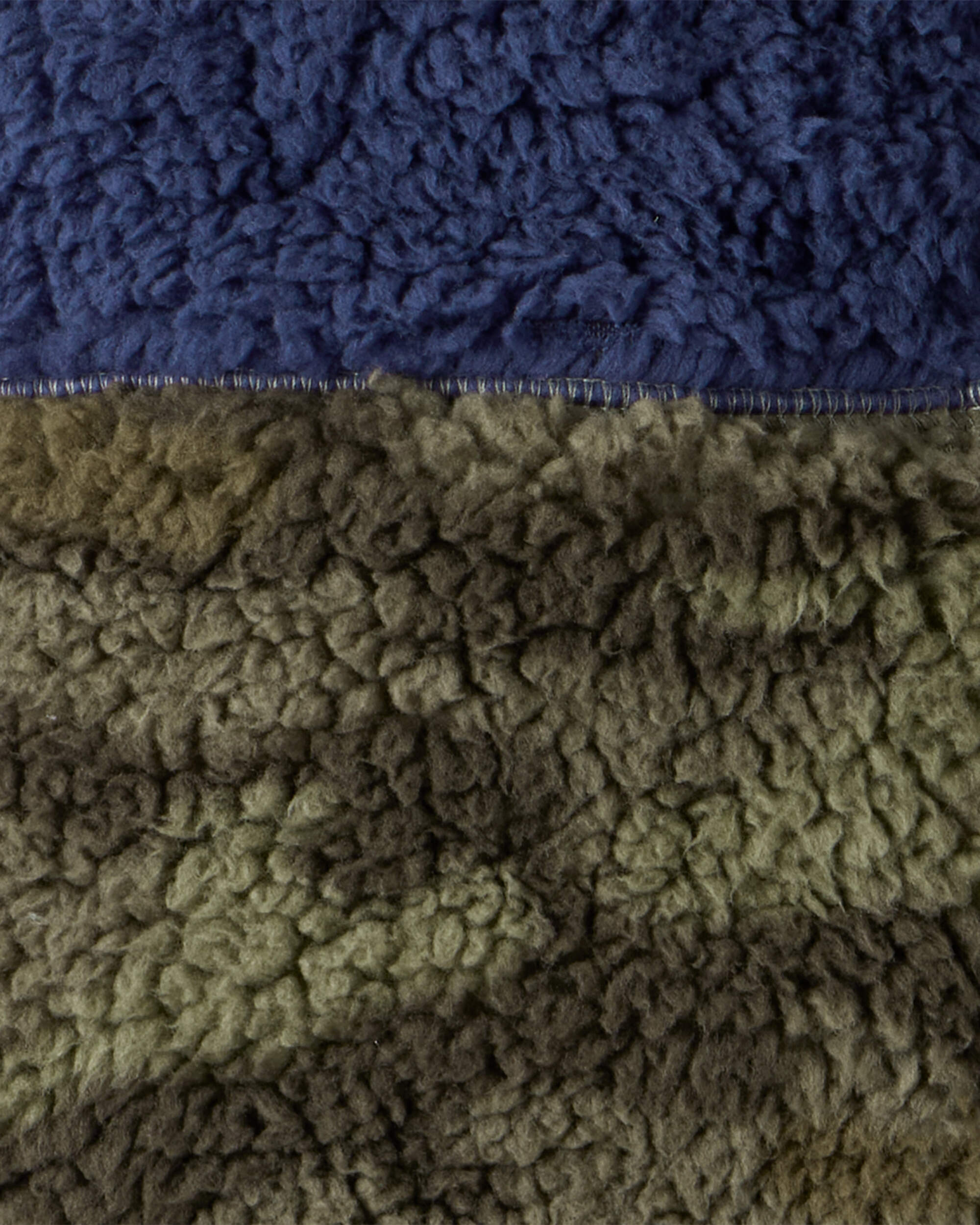 Boys Camo Sherpa Sleeveless Vest