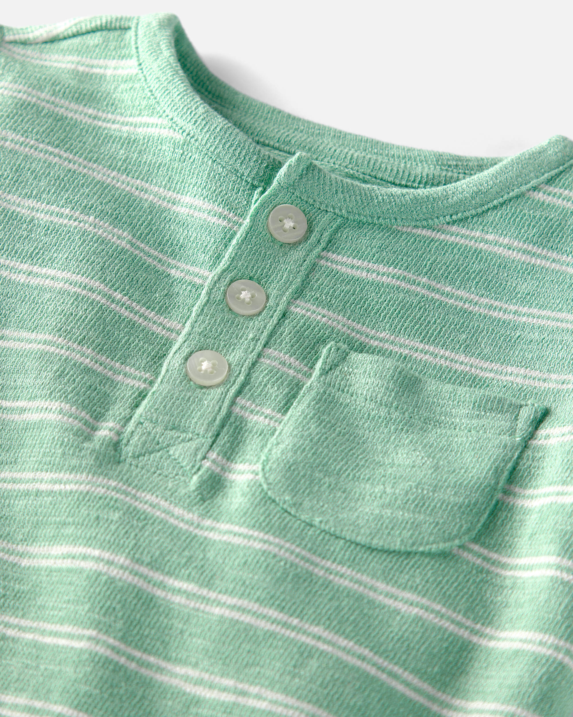 Baby Striped Romper Made with Organic Cotton