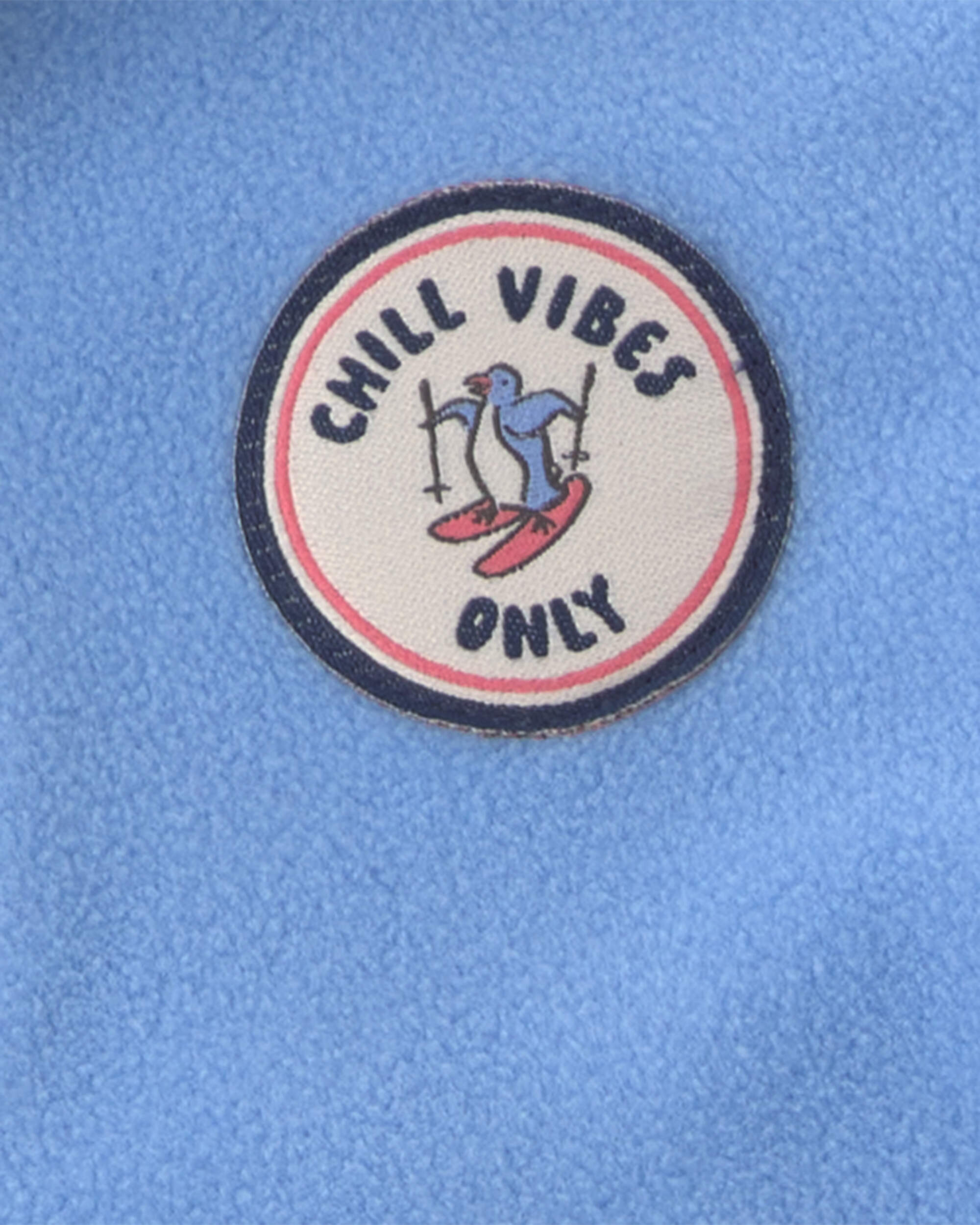 Baby Boy 3-Piece Penguin 'Chill Vibes Only' Fleece Layering Set - Blue/Gray