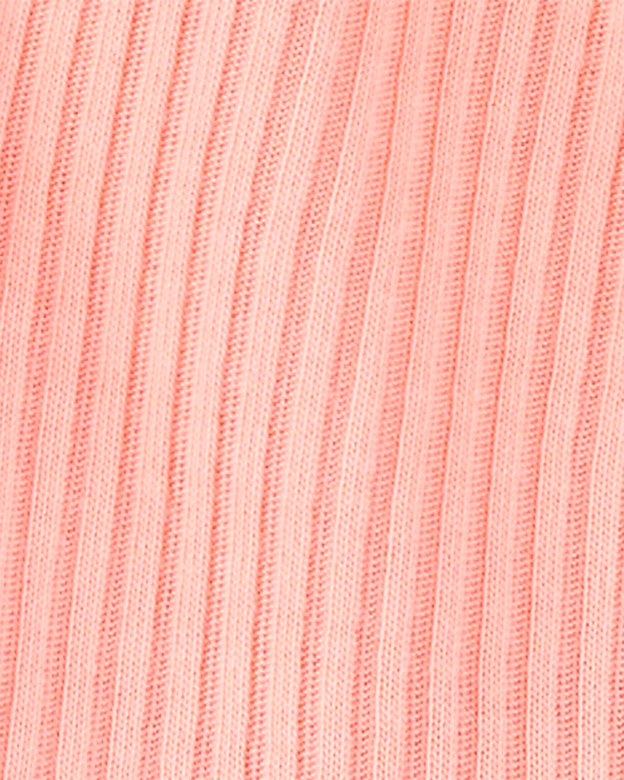 Toddler Girl Solid Loose Fit 2-Piece Pyjamas - Coral