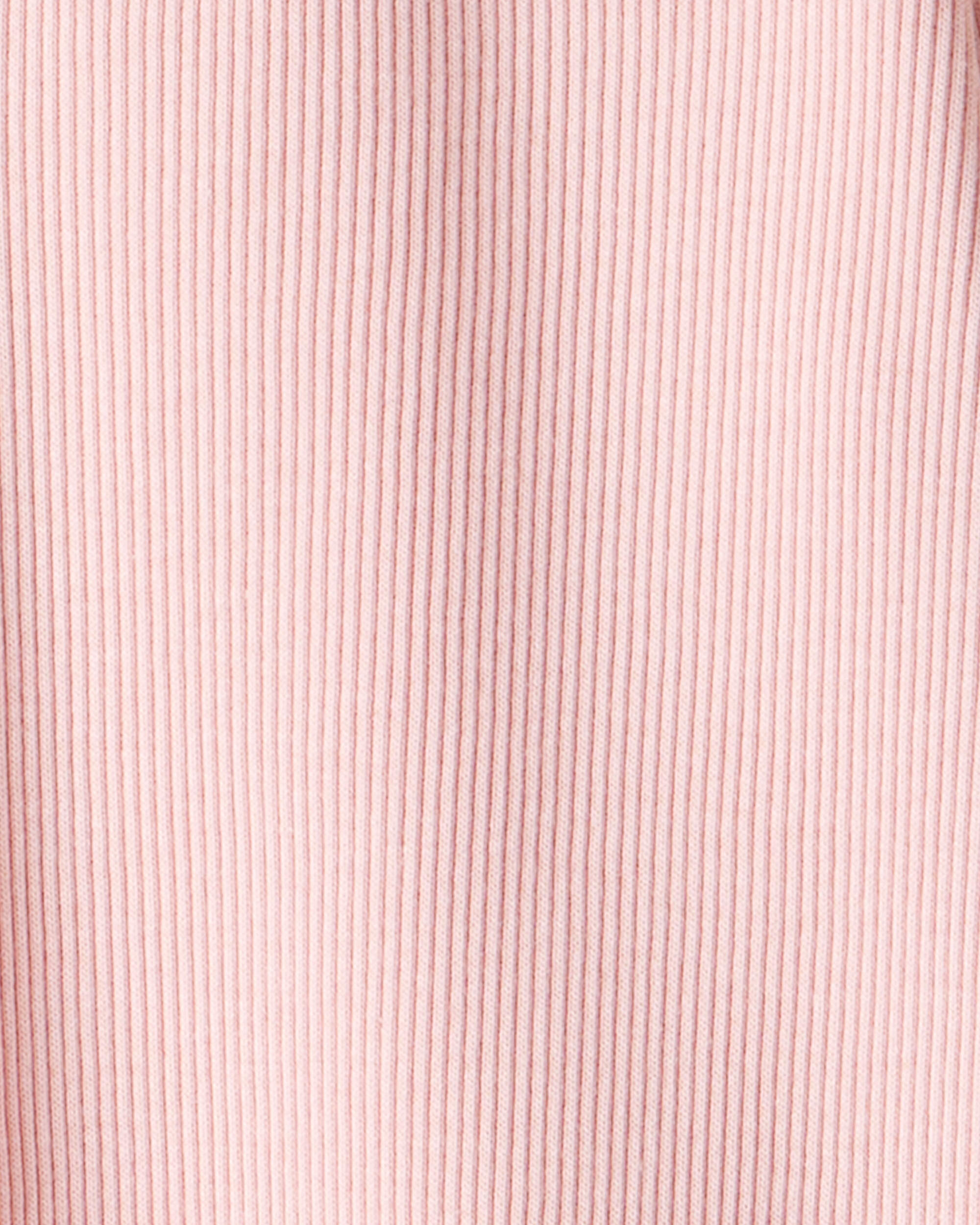 Toddler Girl 2-Pack Floral Cotton Long-Sleeve Top - Ivory/Pink