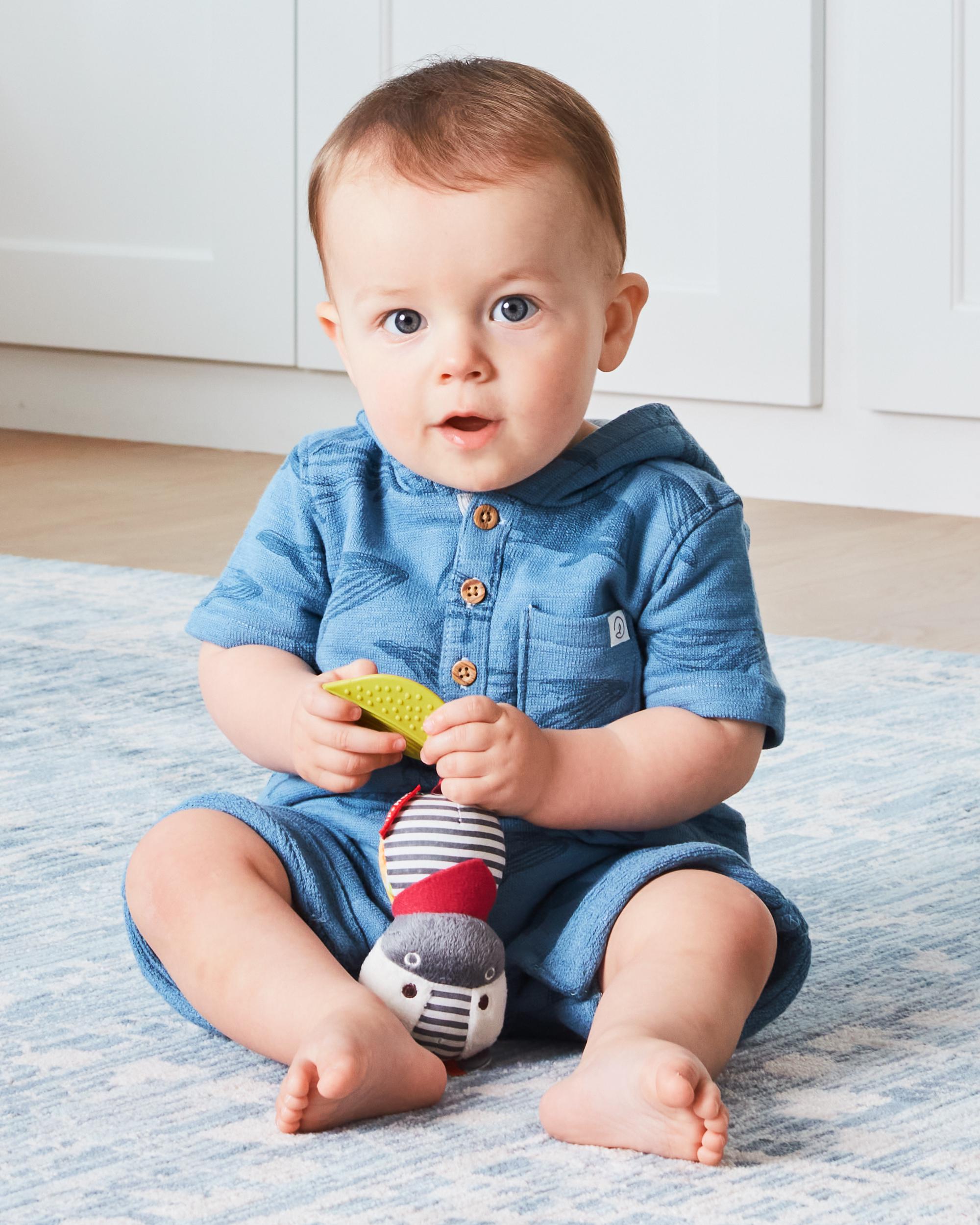 Zebra Bandana Buddies Chime & Teethe Toy