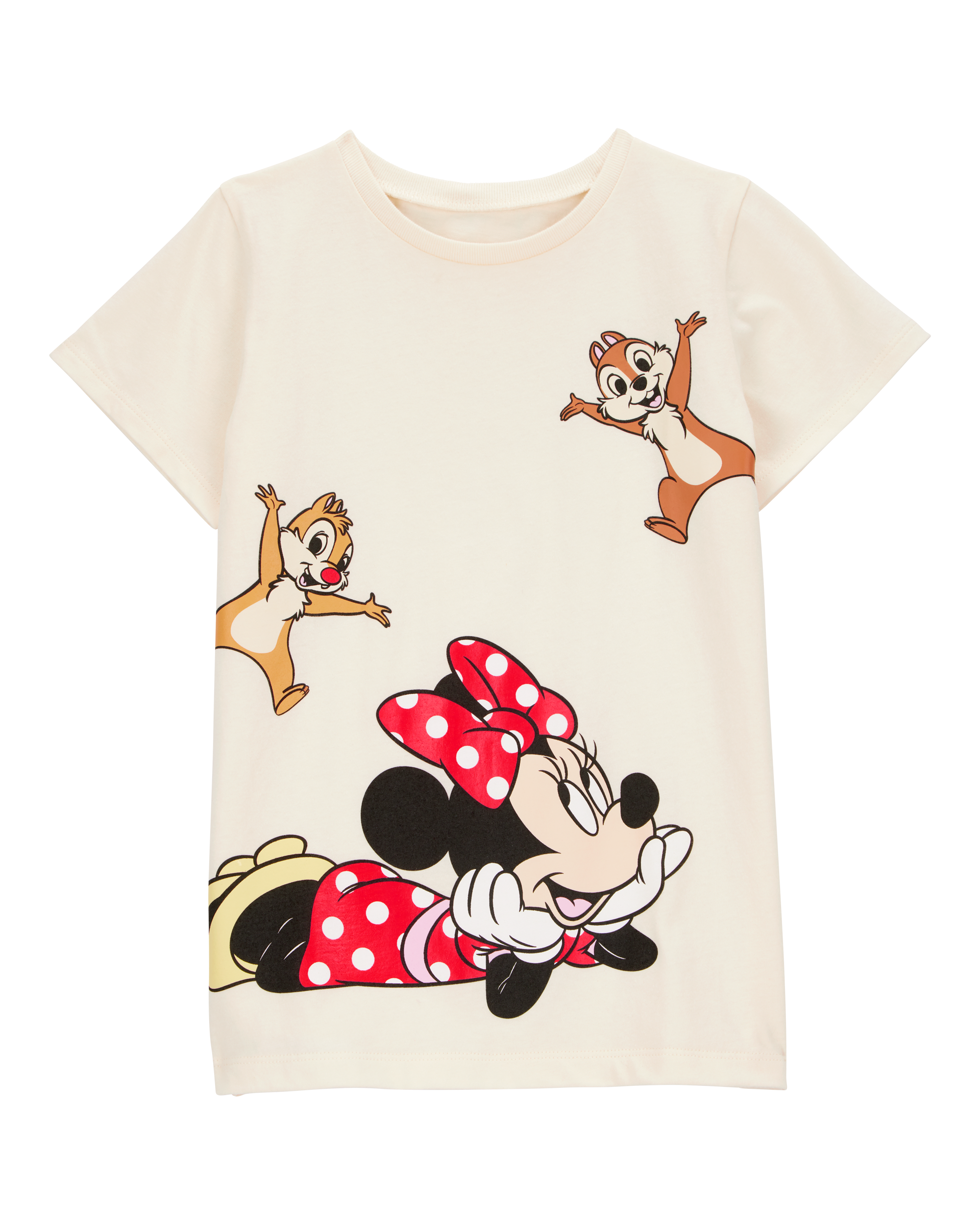 Kid Disney© Minnie Mouse Short-Sleeve Graphic Tee - Cream