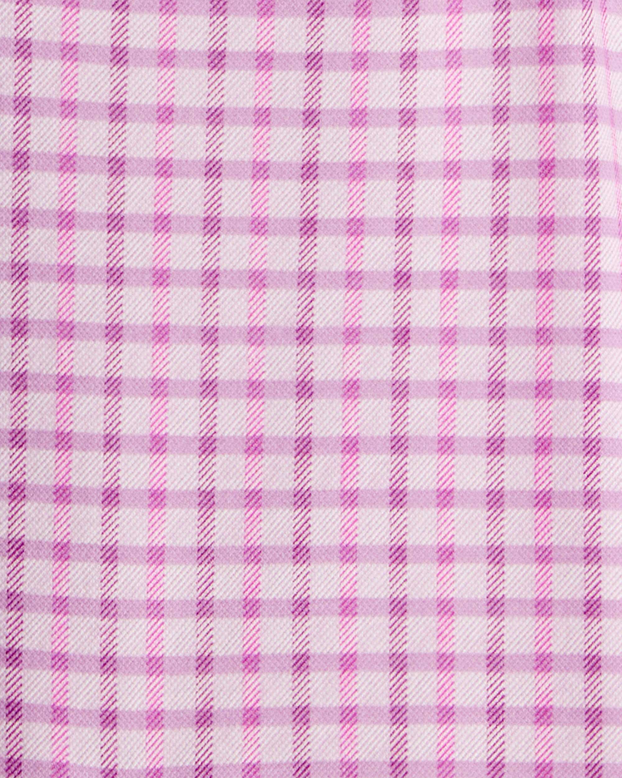 Girls 2-Piece Long-Sleeve Tee & Plaid Dress Set