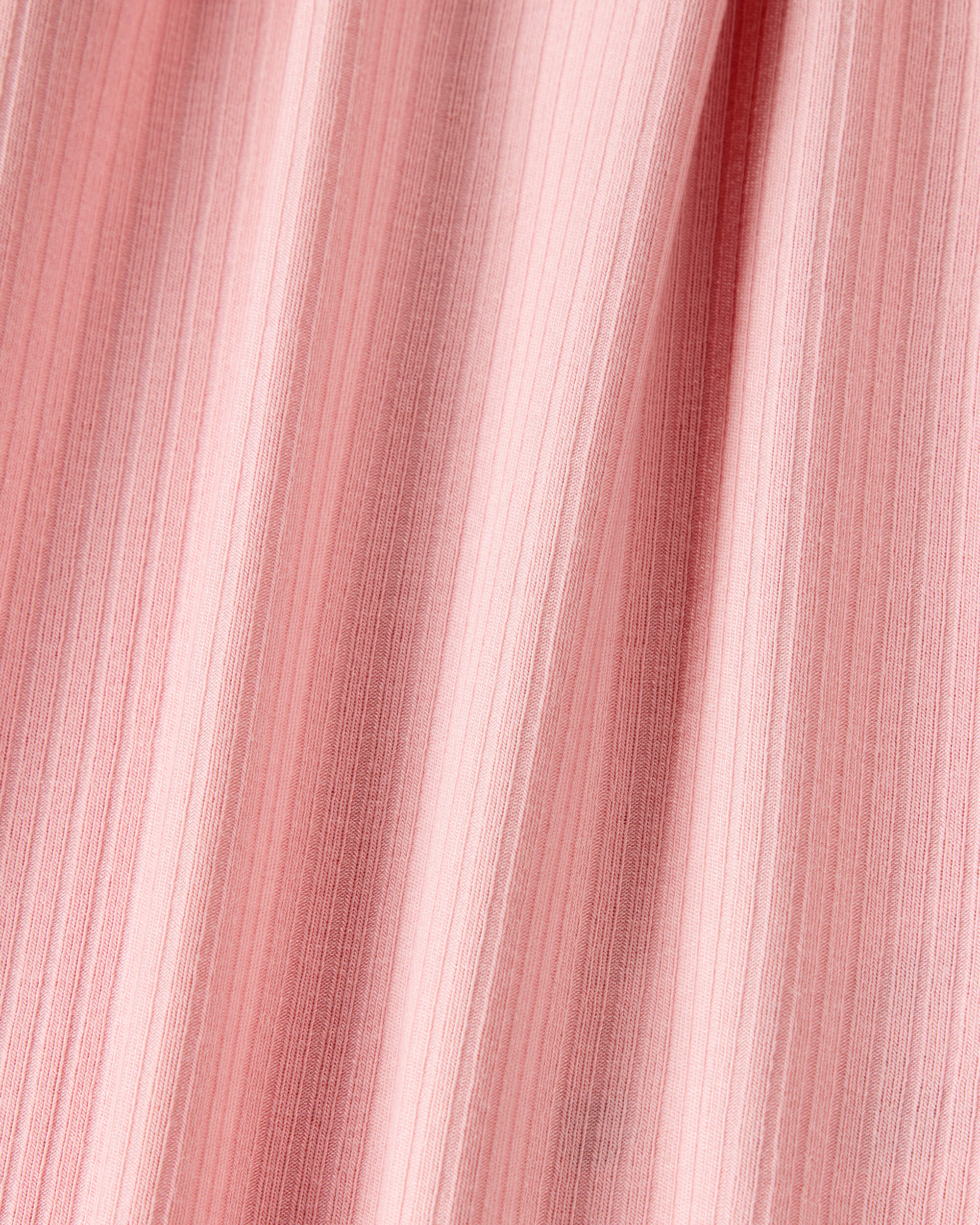 Baby Girl Solid Bodysuit Dress - Pink