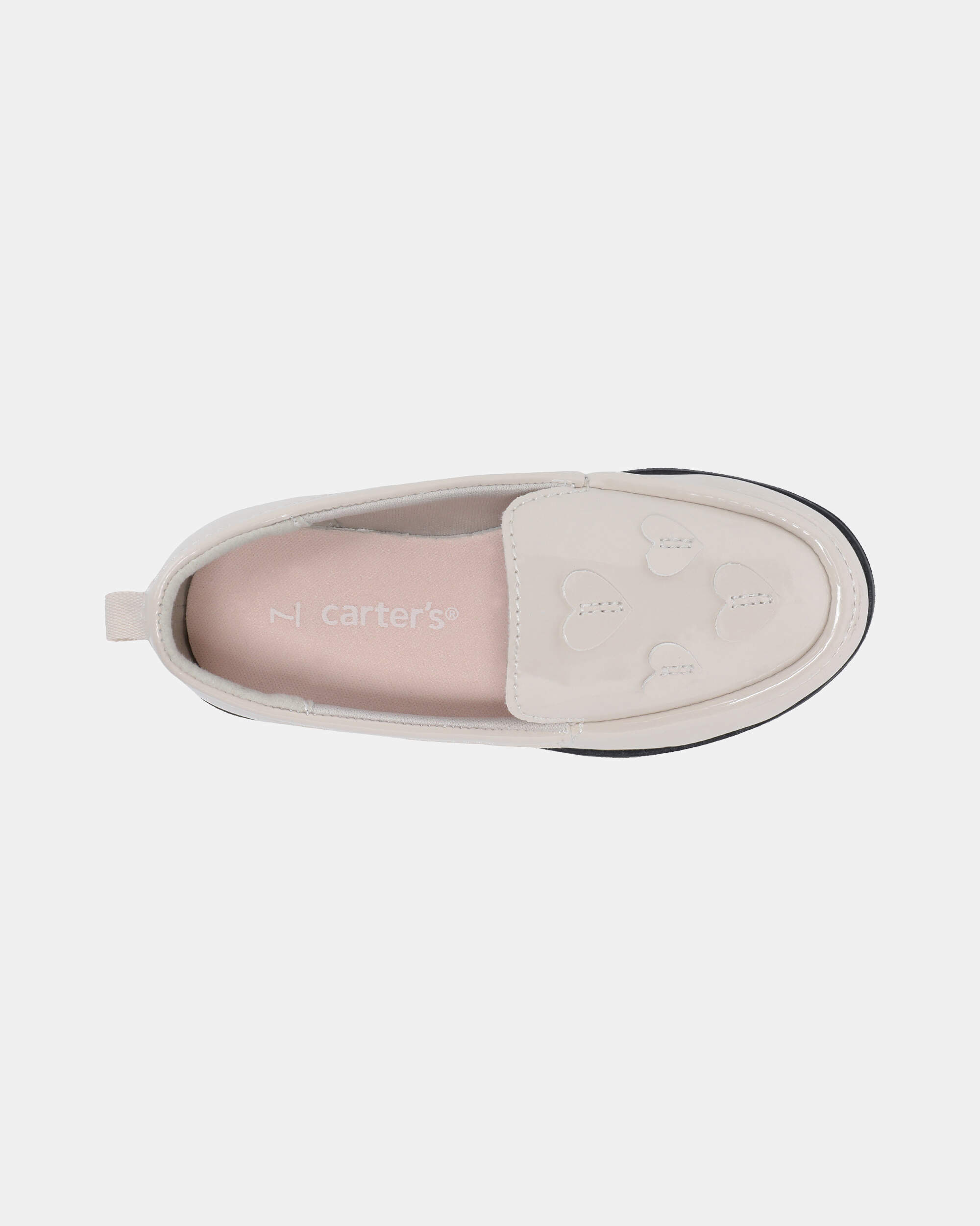 Toddler Girl Heart Dress Shoes - Cream