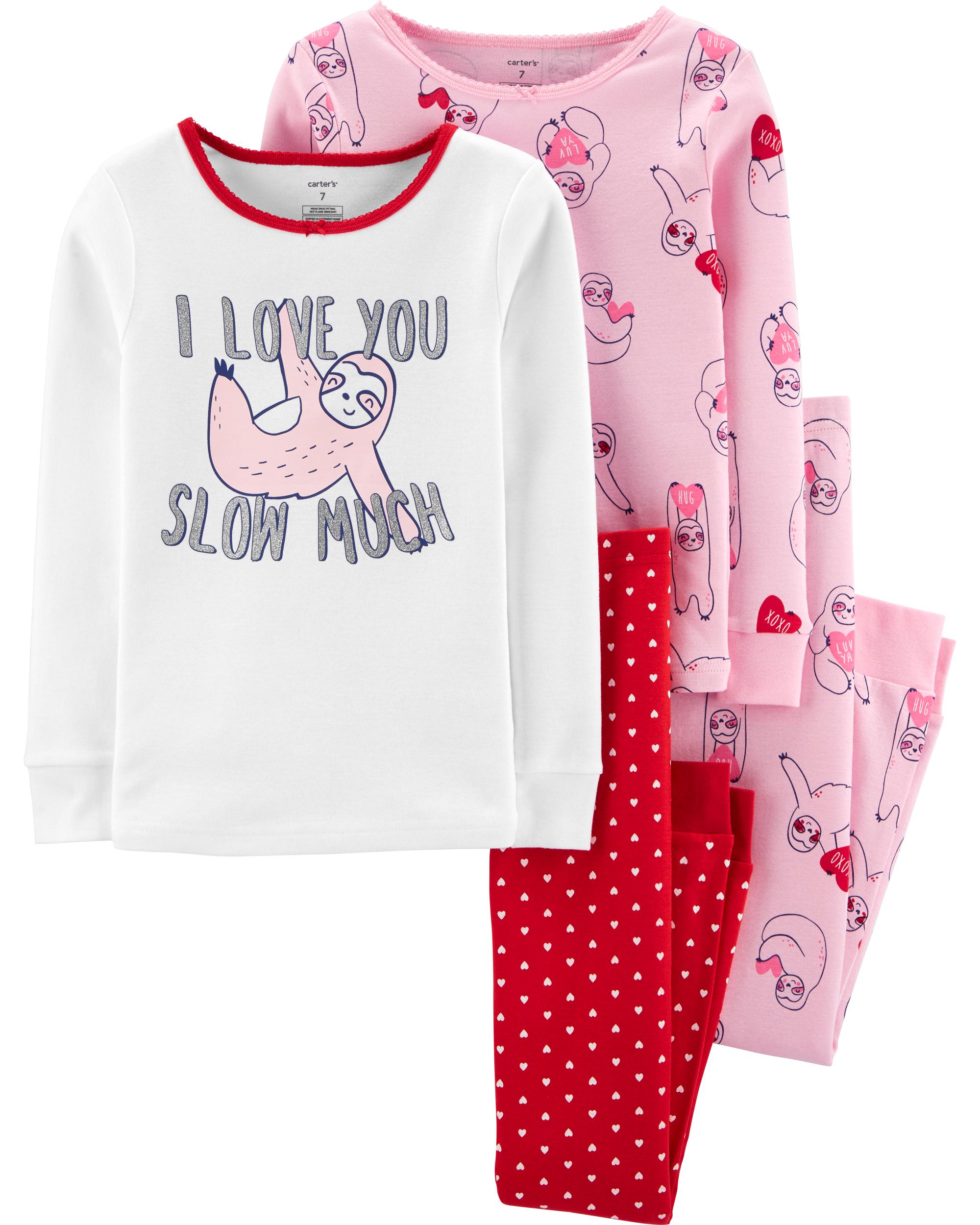 carters valentines pajamas