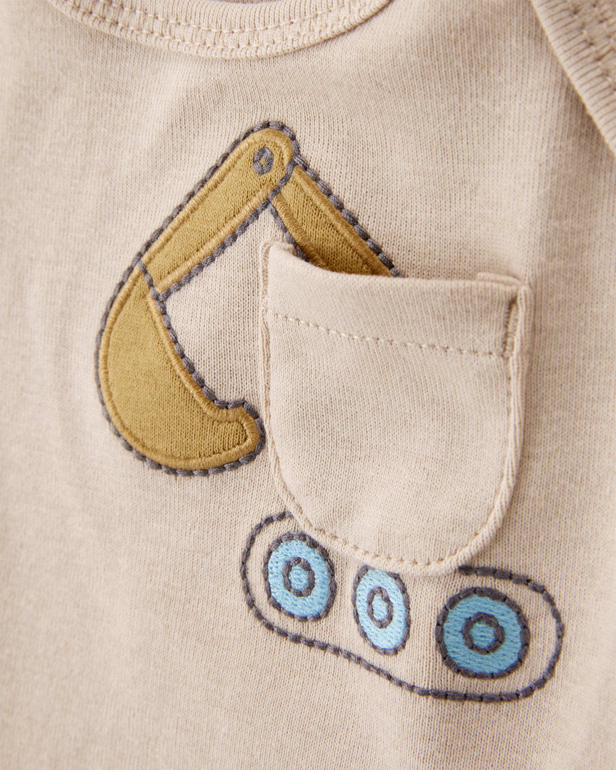 5-Pack Construction Short-Sleeve Cotton Bodysuits