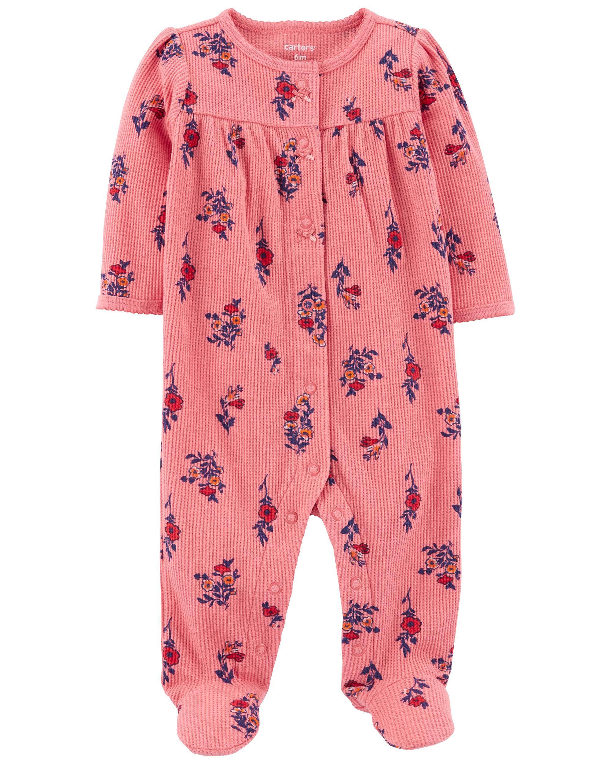 Floral Snap Up Sleeper Pyjamas