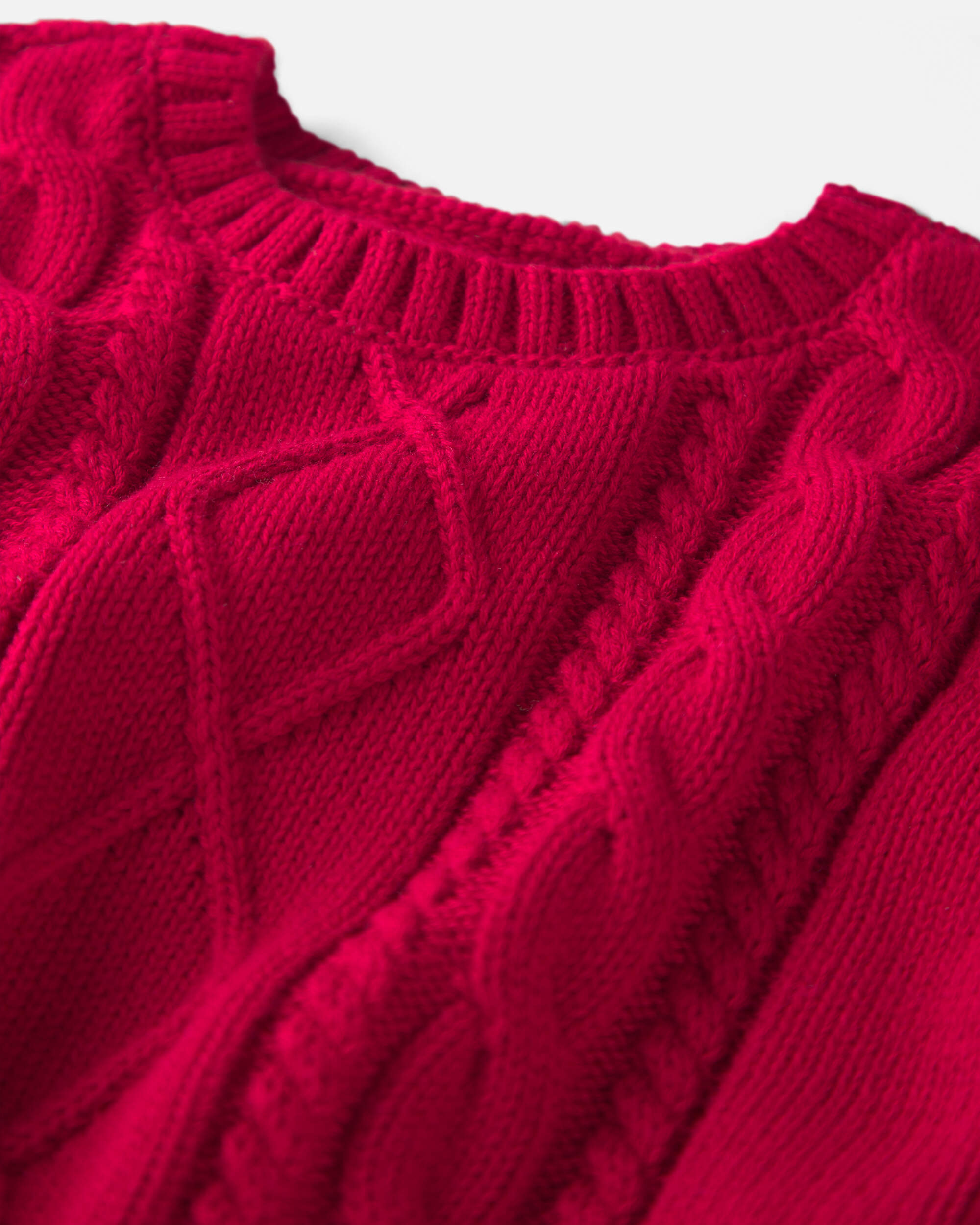 Baby Organic Cotton Cable Knit Sweater