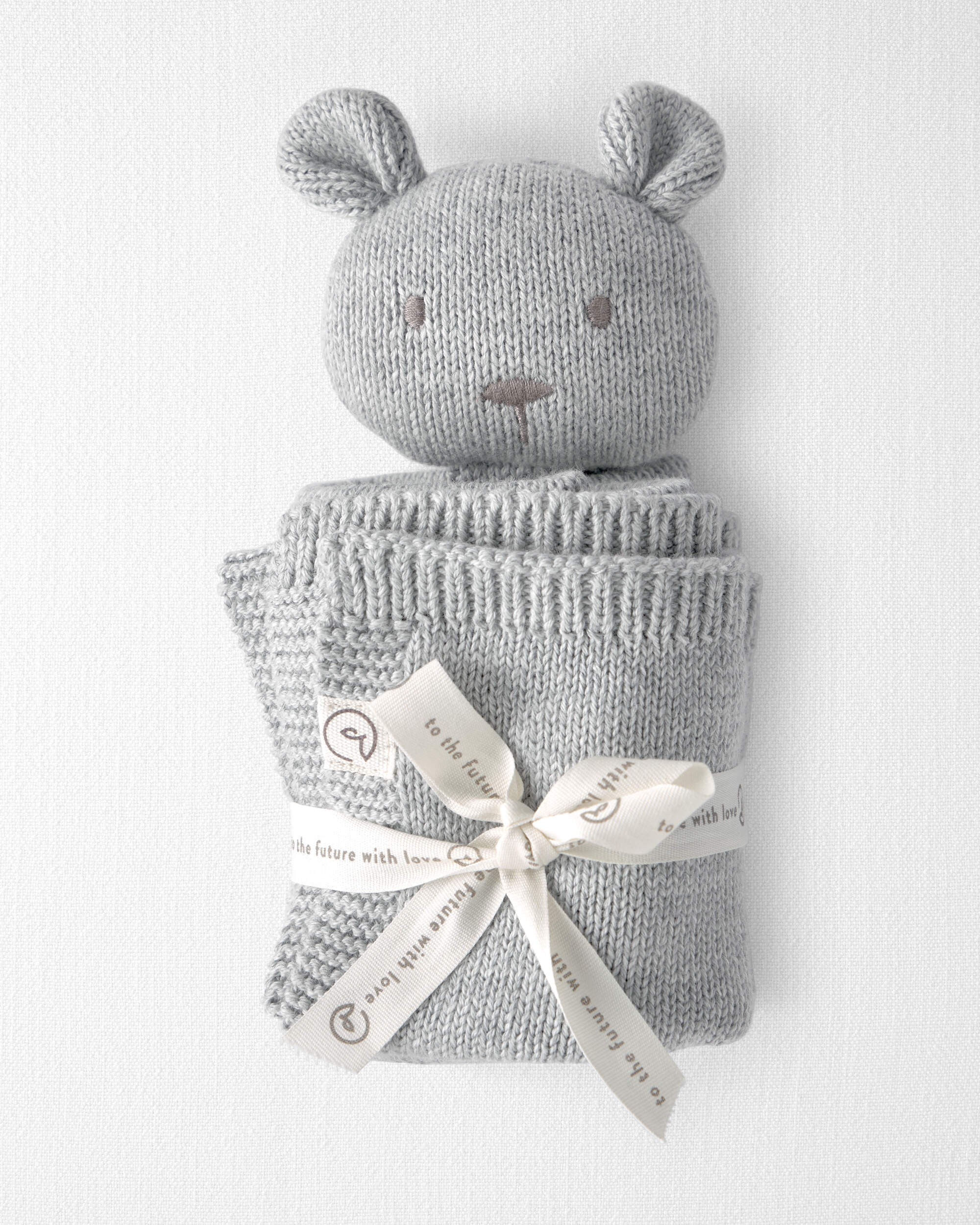 Baby Organic Cotton Bear Lovey